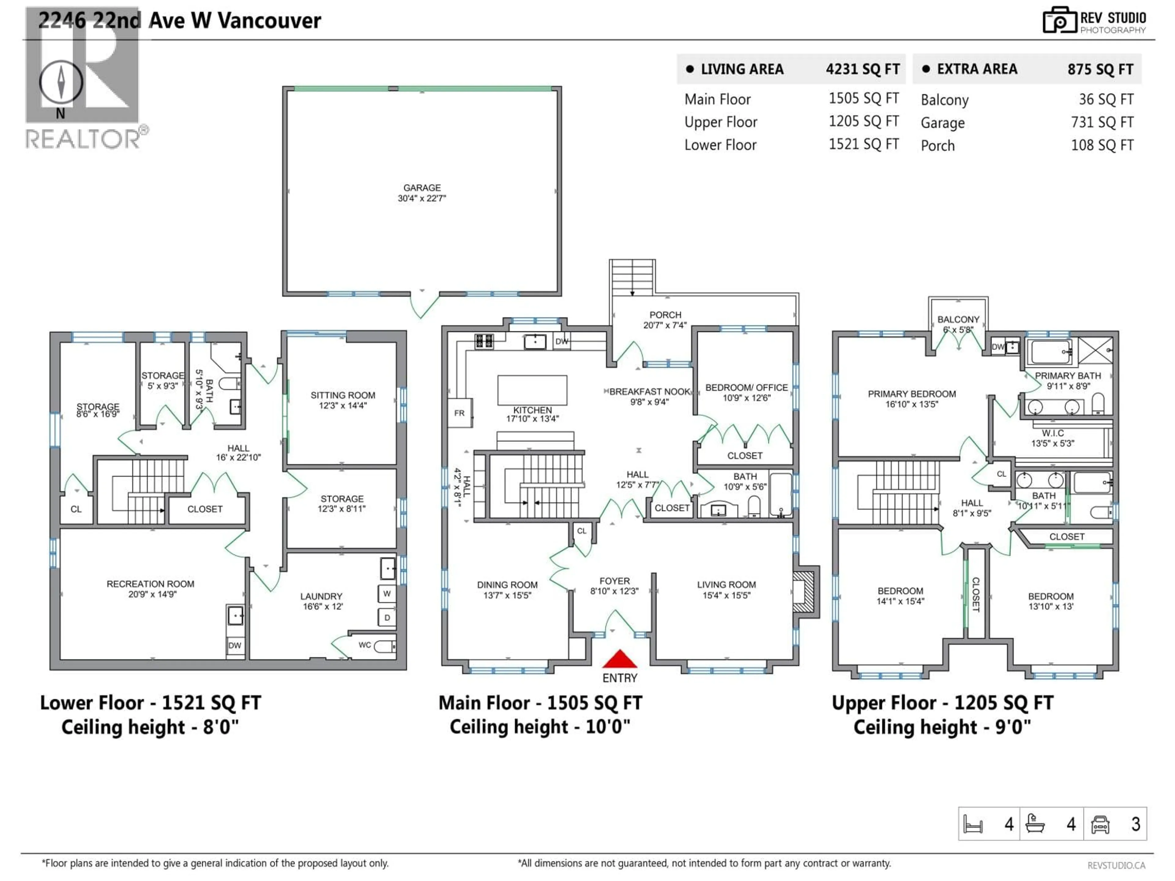 Floor plan for 2246 22ND AVENUE, Vancouver British Columbia V6L1L7