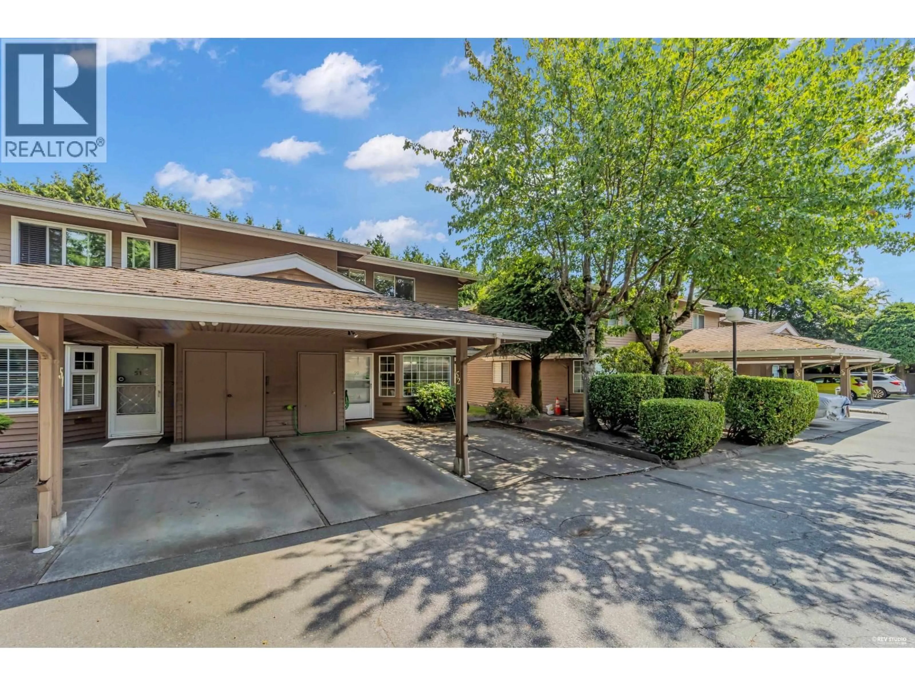A pic from outside/outdoor area/front of a property/back of a property/a pic from drone, street for 52 - 7740 ABERCROMBIE DRIVE, Richmond British Columbia V6Y3G6
