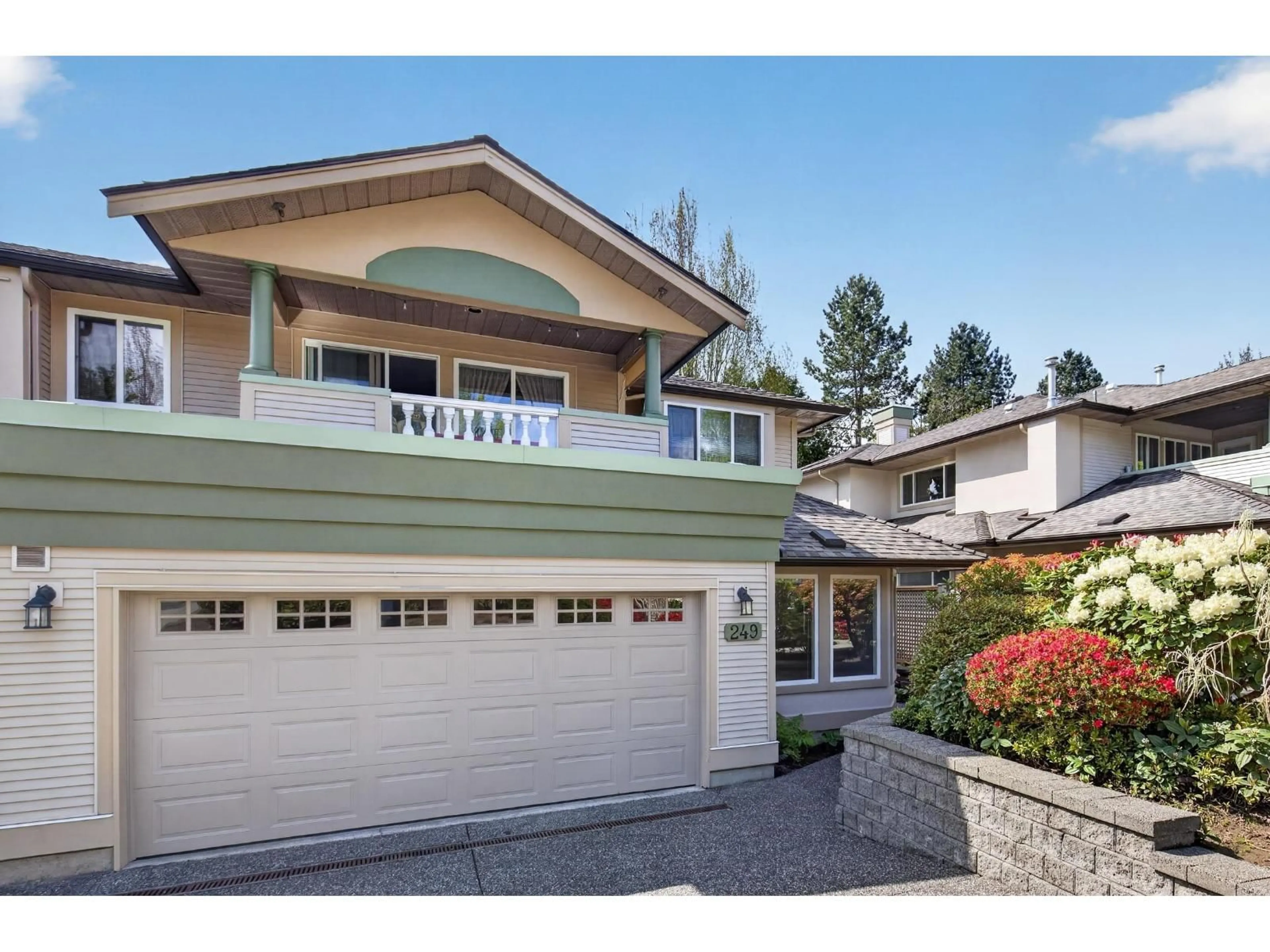 Home with vinyl exterior material, street for 249 - 13888 70 AVENUE, Surrey British Columbia V3W0R8