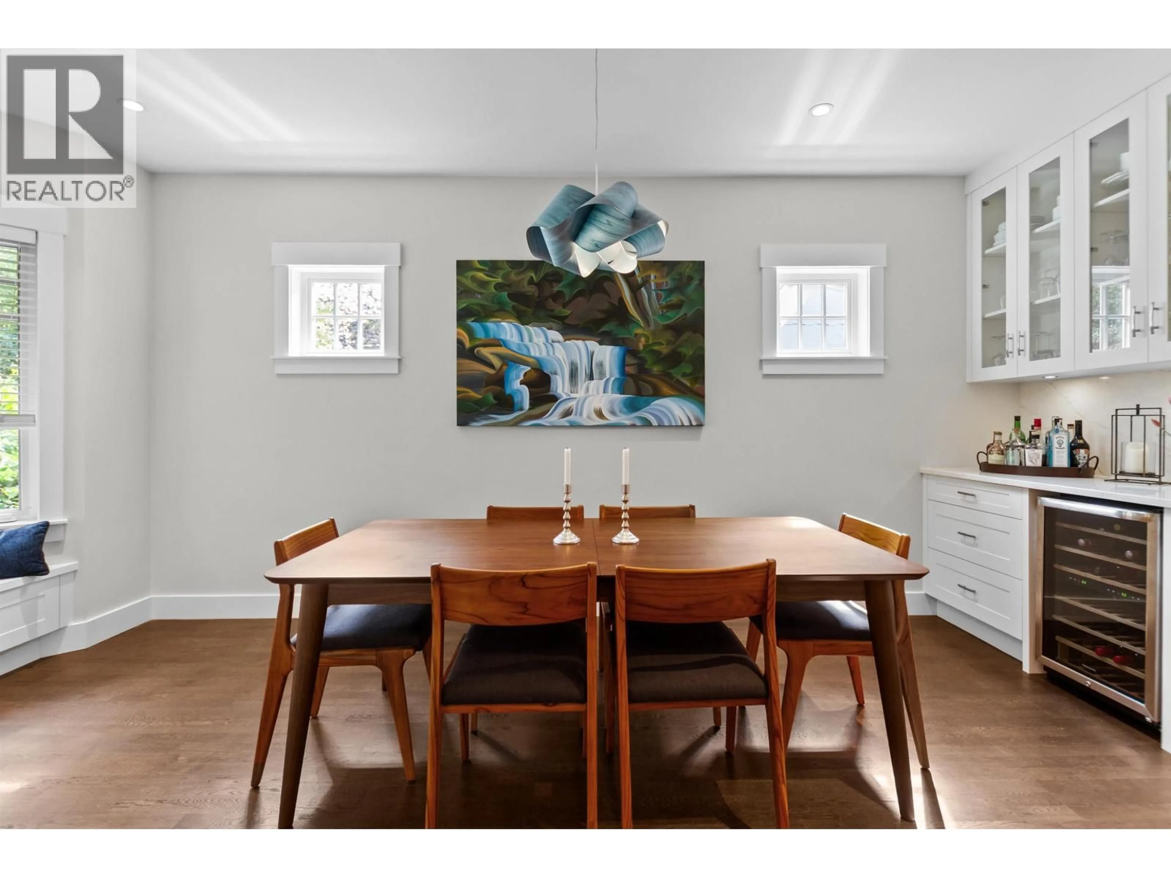Dining room, wood/laminate floor for 2416 8TH AVENUE, Vancouver British Columbia V6K2B1