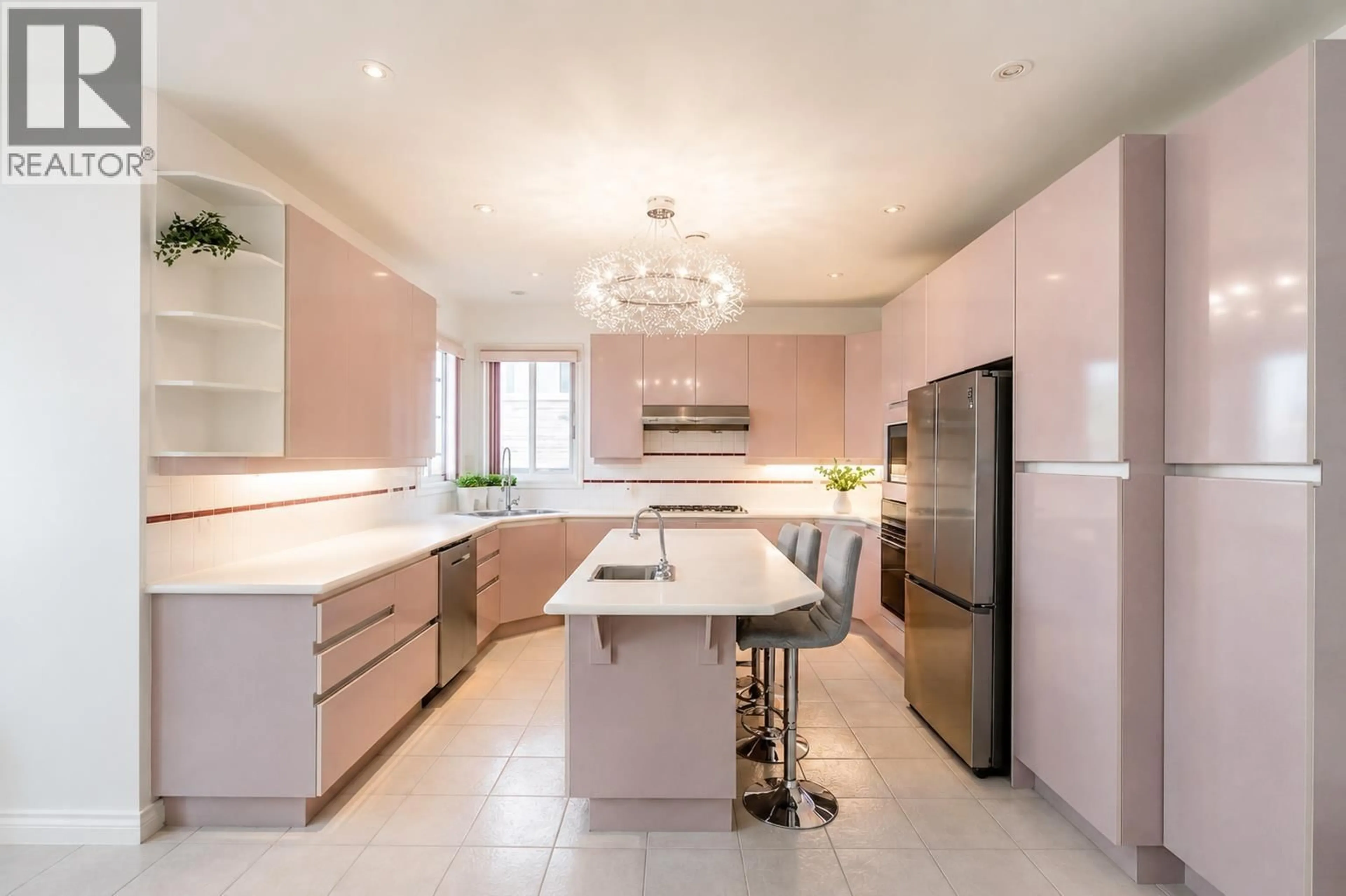 Contemporary kitchen, ceramic/tile floor for 8155 15TH AVENUE, Burnaby British Columbia V3N1X4
