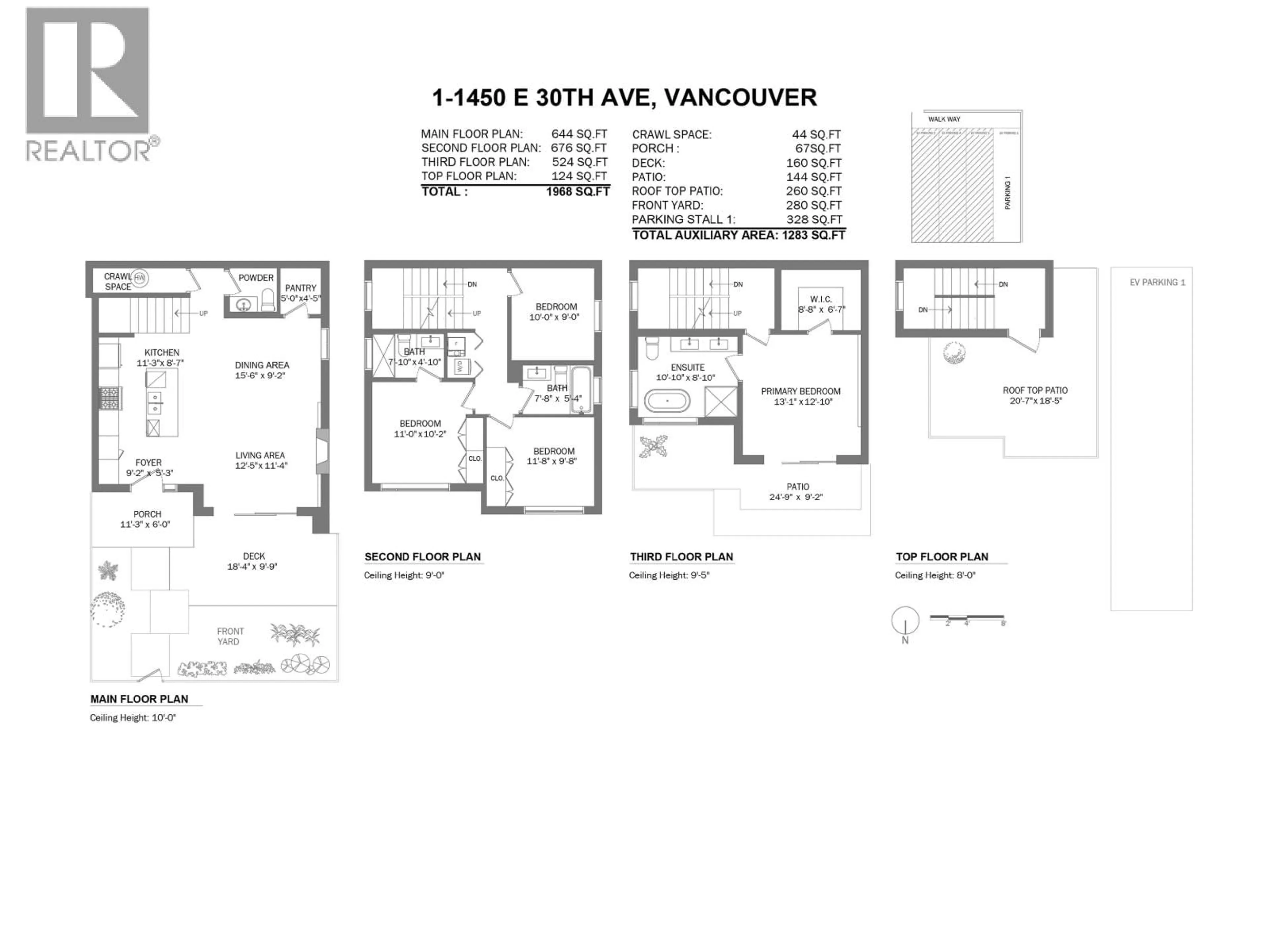 Floor plan for 1 - 1450 30TH AVENUE, Vancouver British Columbia V5N3A2