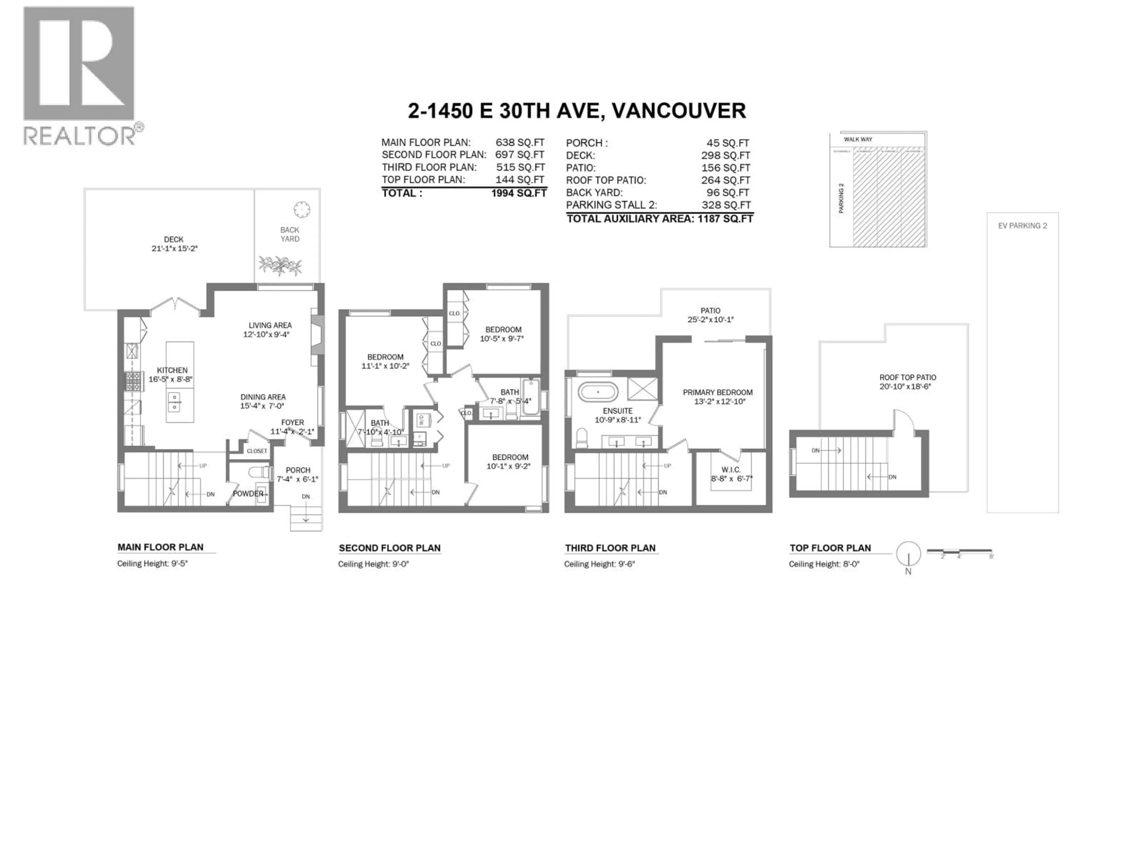 Floor plan for 2 - 1450 30TH AVENUE, Vancouver British Columbia V5N3A2