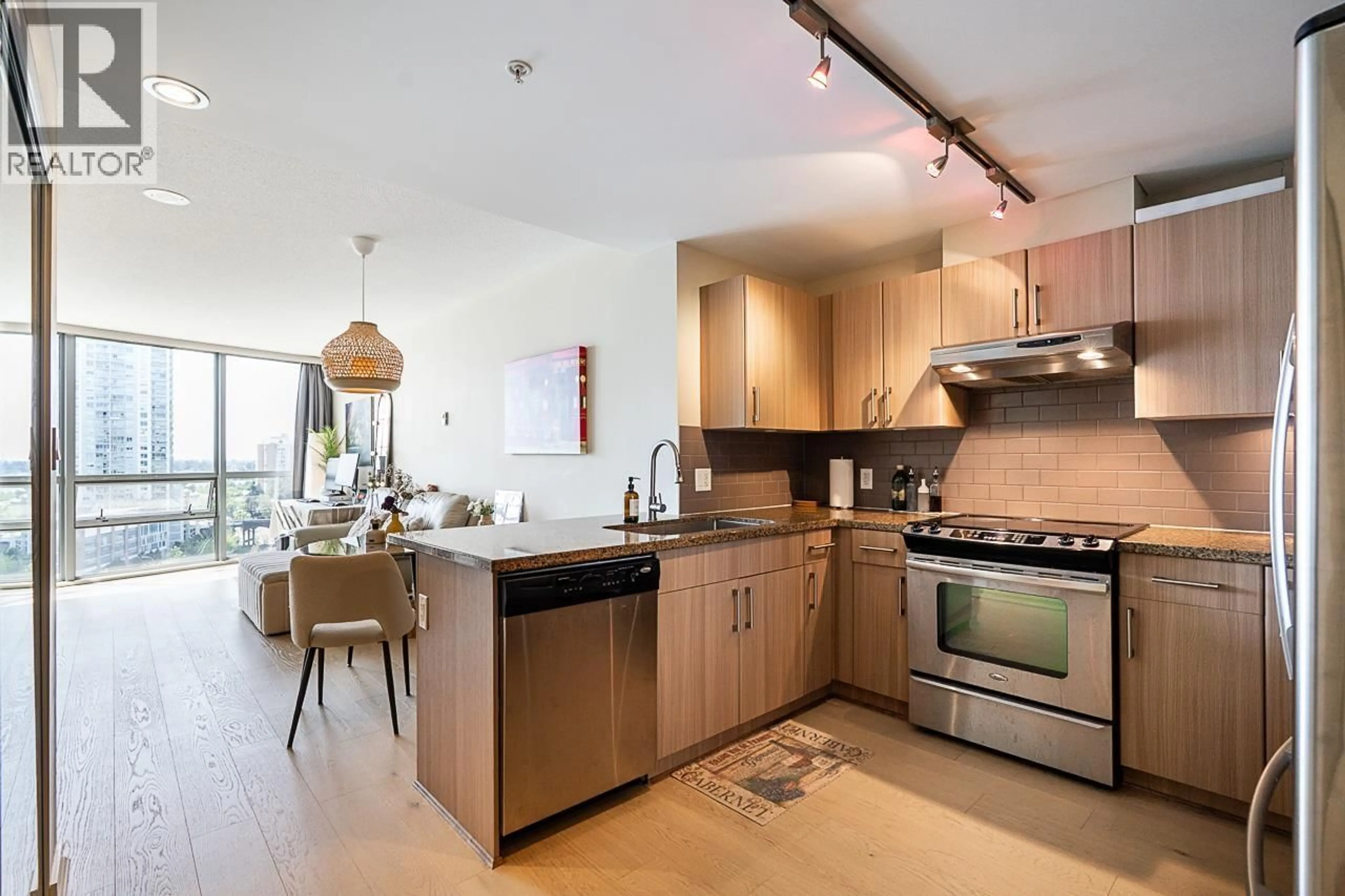 Open concept kitchen, unknown for 1410 - 14 BEGBIE STREET, New Westminster British Columbia V3M0C4