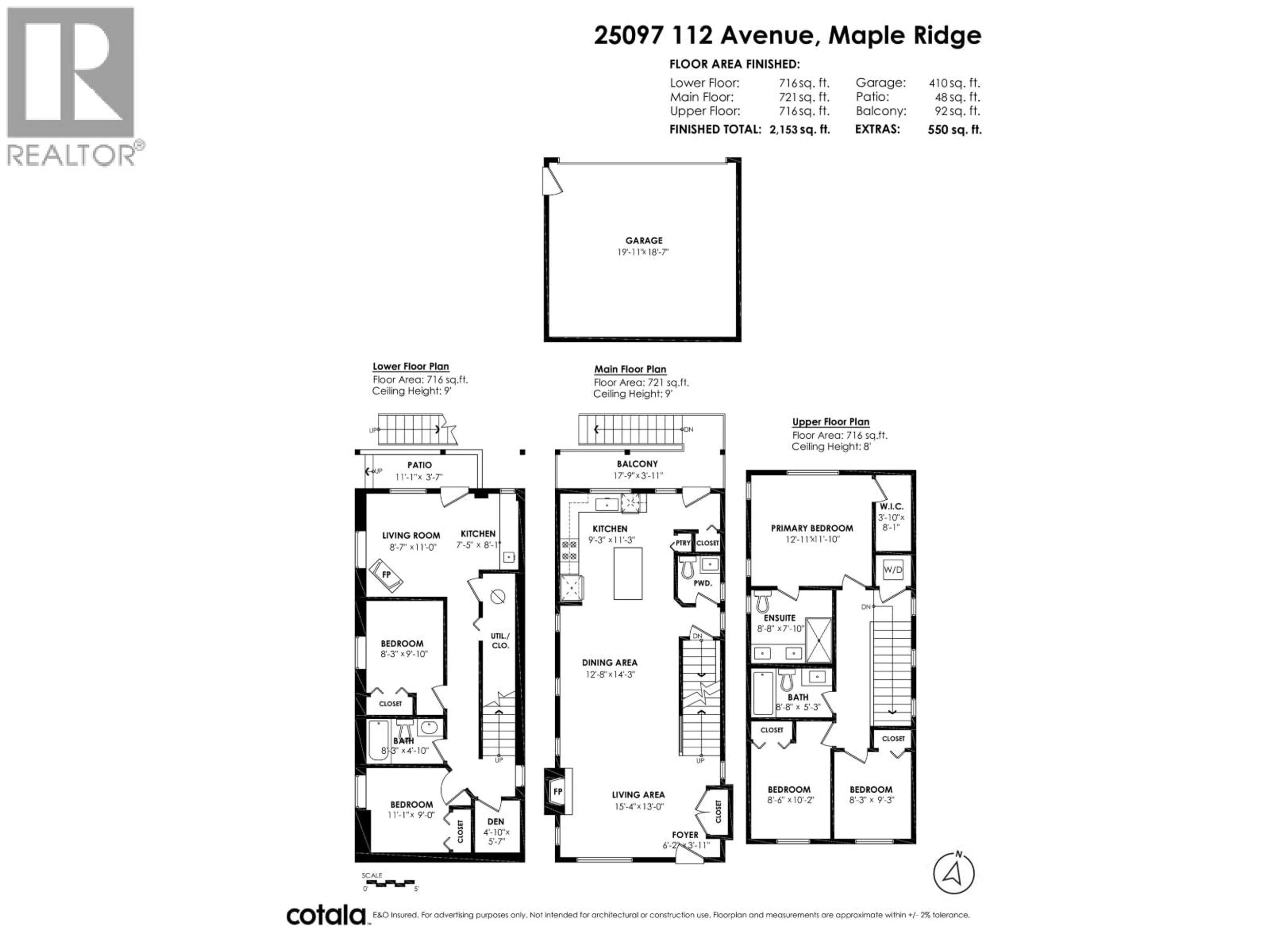Floor plan for 25097 112 AVENUE, Maple Ridge British Columbia V2W0K6