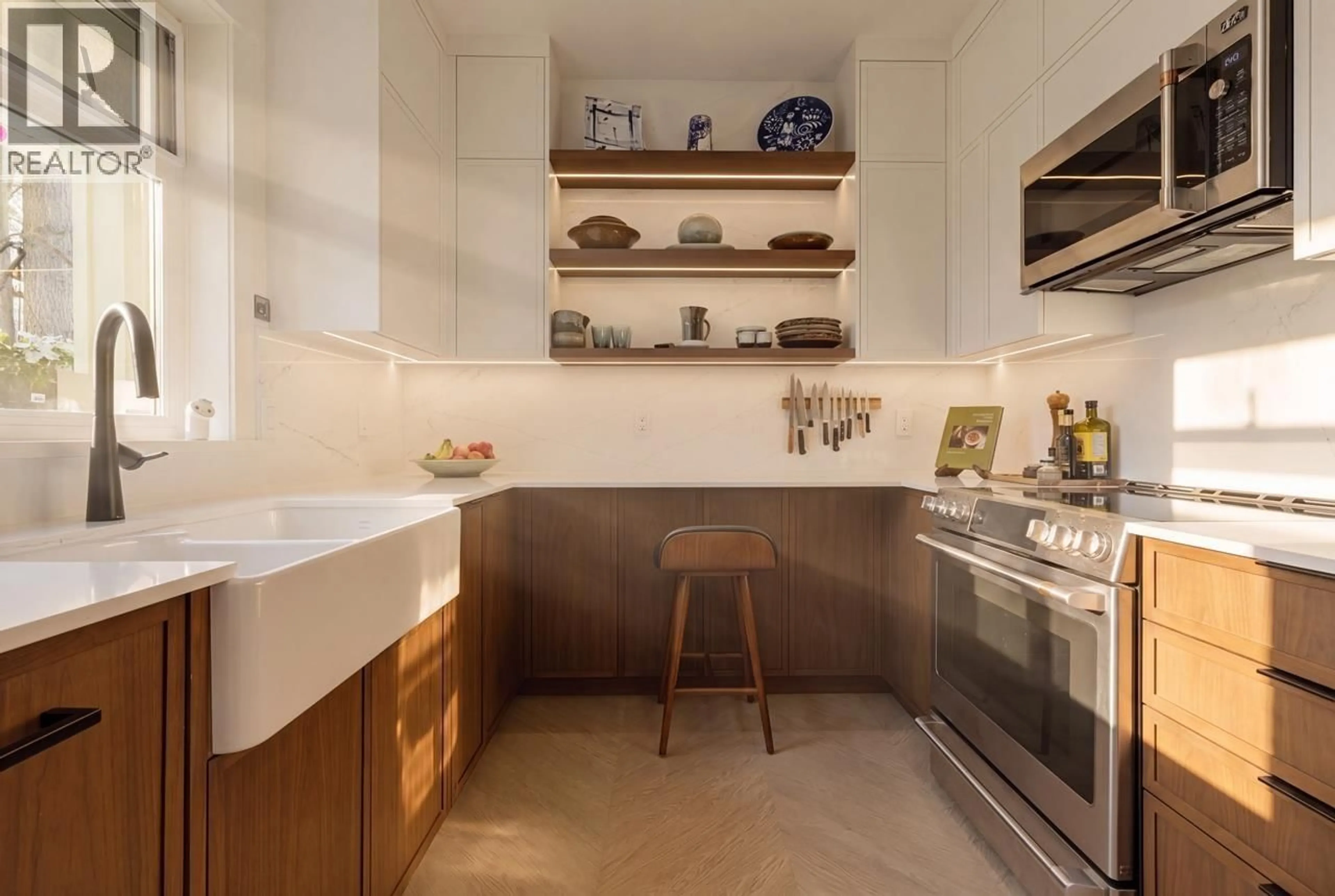 Contemporary kitchen, ceramic/tile floor for 361 11TH AVENUE, Vancouver British Columbia V5Y1T3