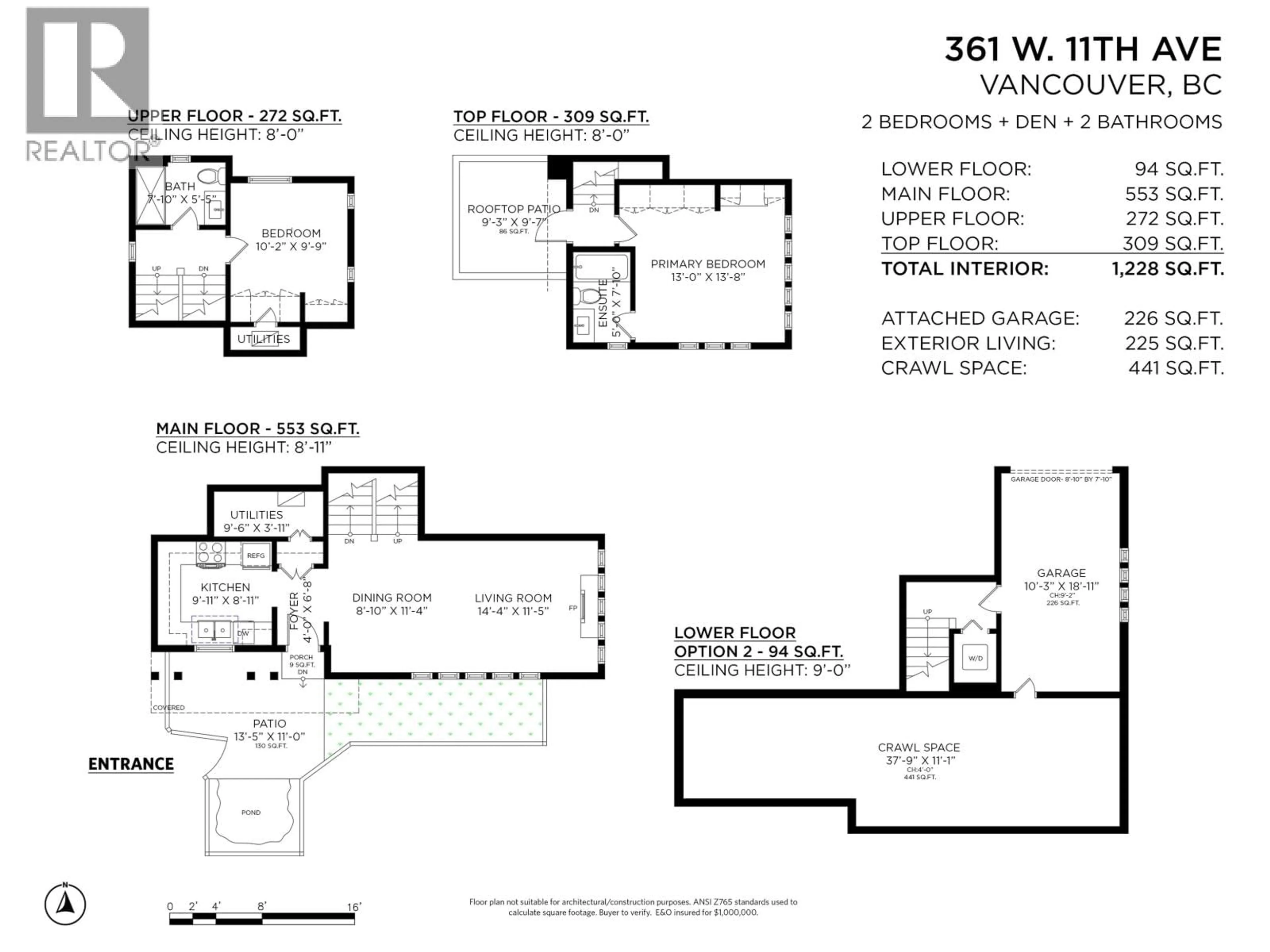 Floor plan for 361 11TH AVENUE, Vancouver British Columbia V5Y1T3