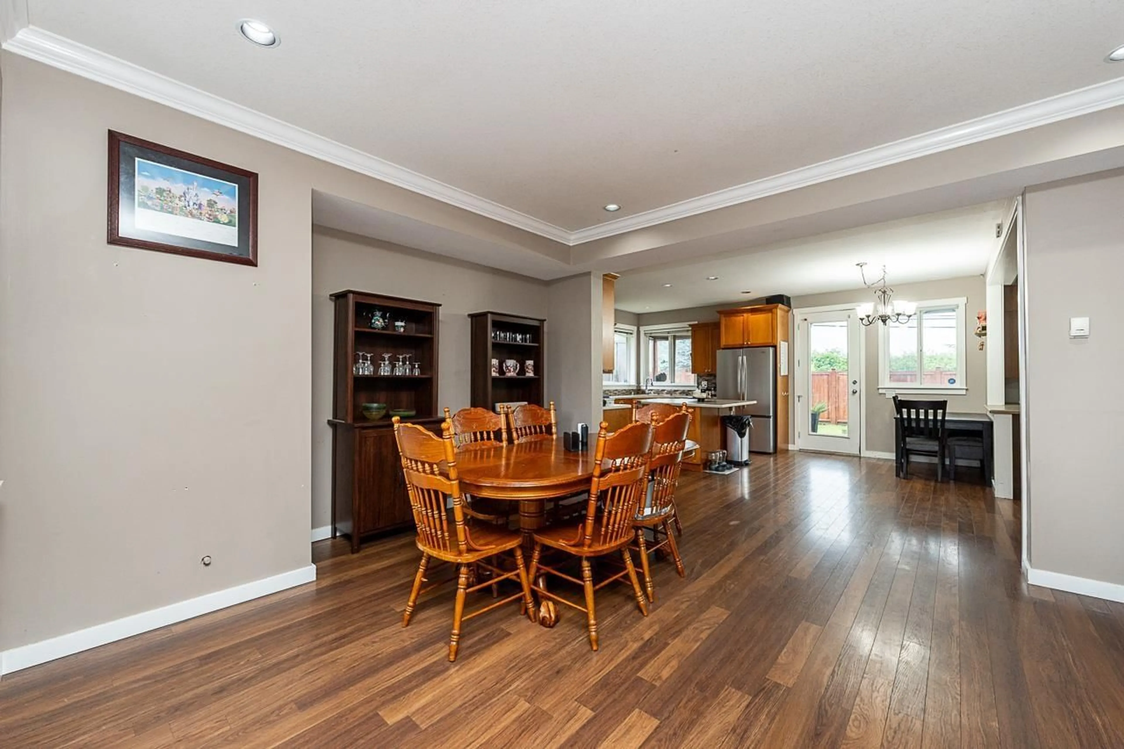 Dining room, wood/laminate floor for 27144 25A AVENUE, Langley British Columbia V4W3N4