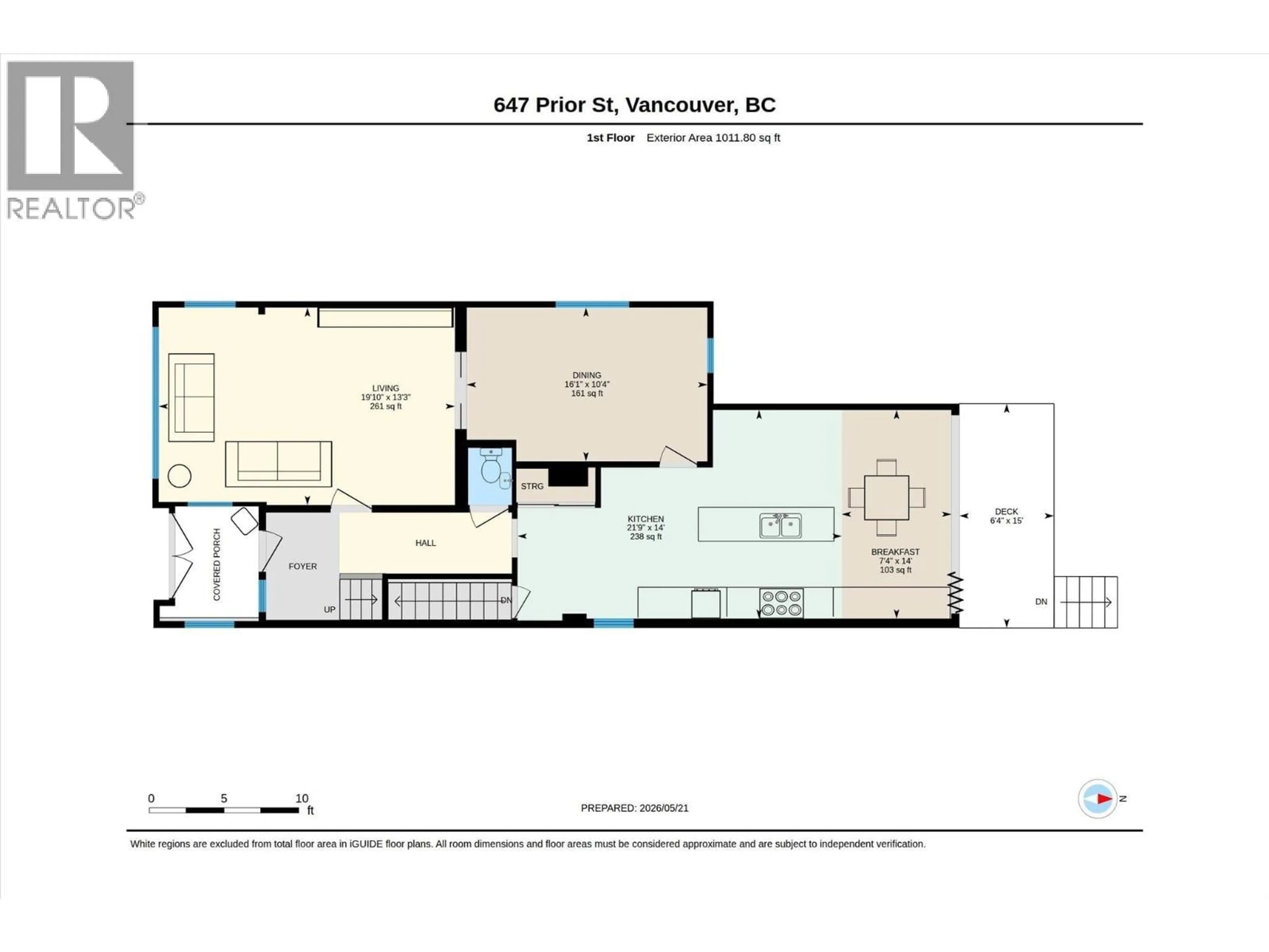 Floor plan for 647 PRIOR STREET, Vancouver British Columbia V6A2G7