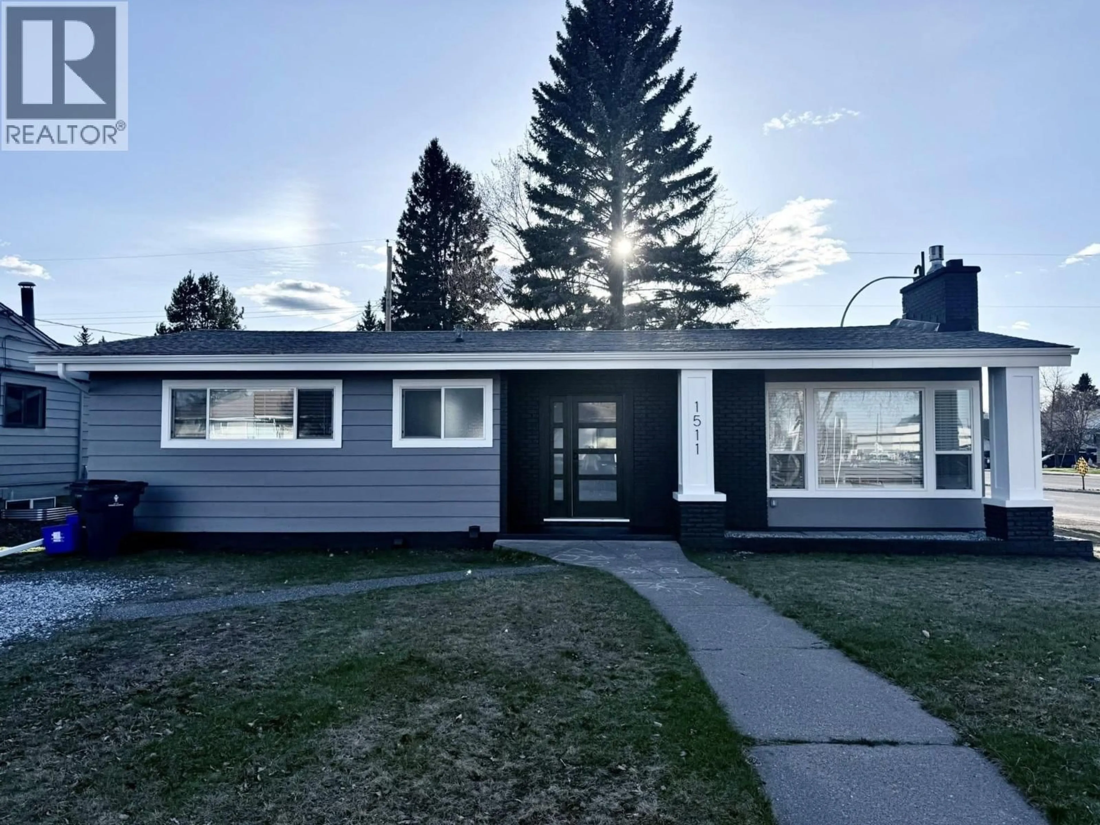 Home with vinyl exterior material, street for 1511 ALWARD STREET, Prince George British Columbia V2M2G7