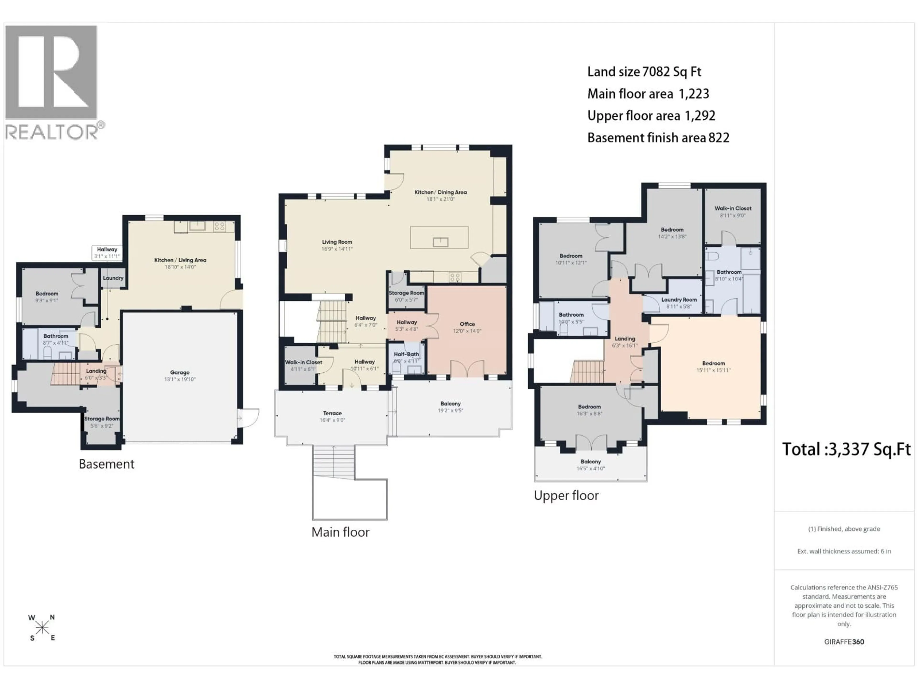Floor plan for 3501 BISHOP PLACE, Coquitlam British Columbia V3E0K2