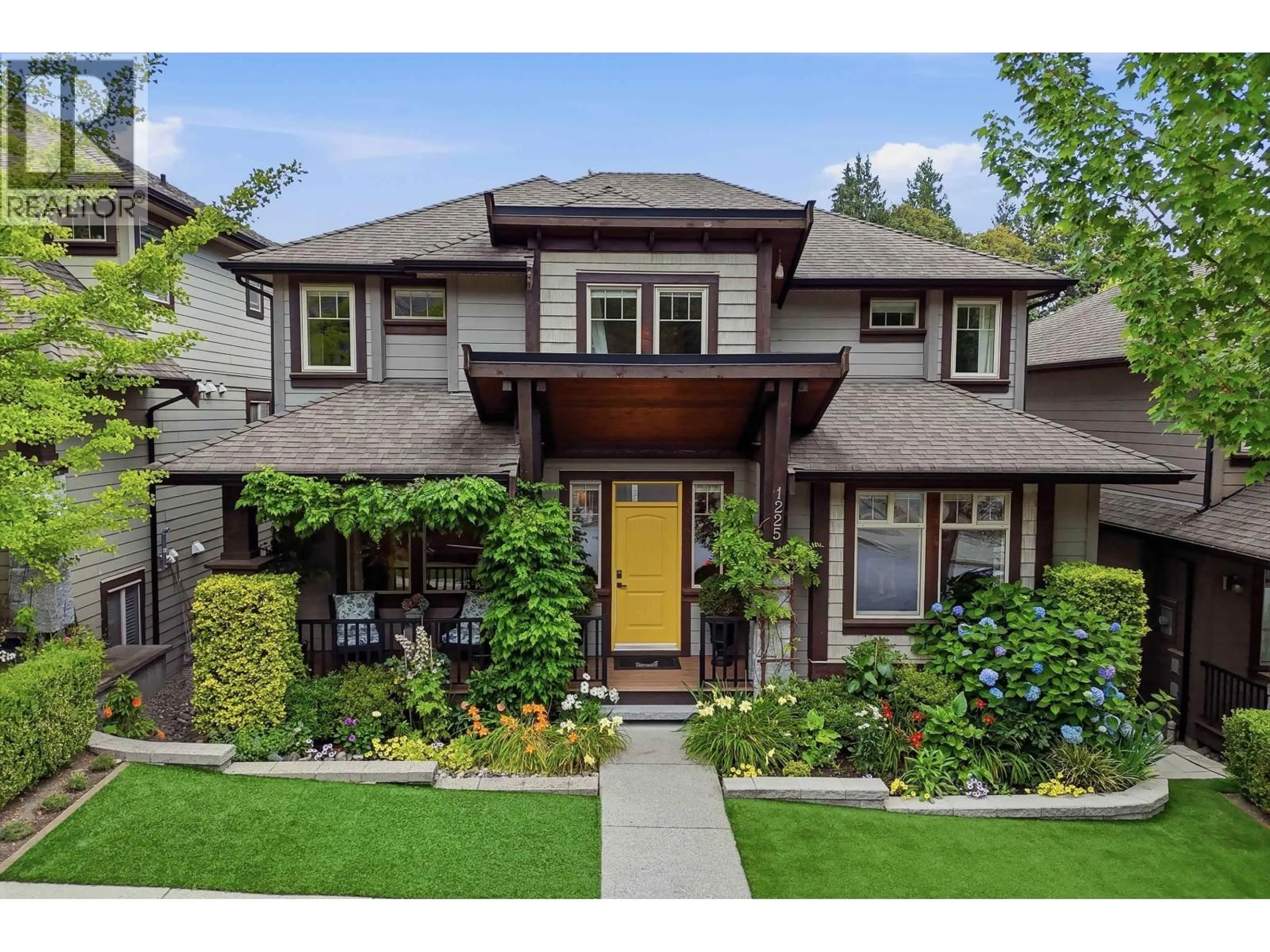 Home with brick exterior material, street for 1225 BURKEMONT PLACE, Coquitlam British Columbia V3B0C8