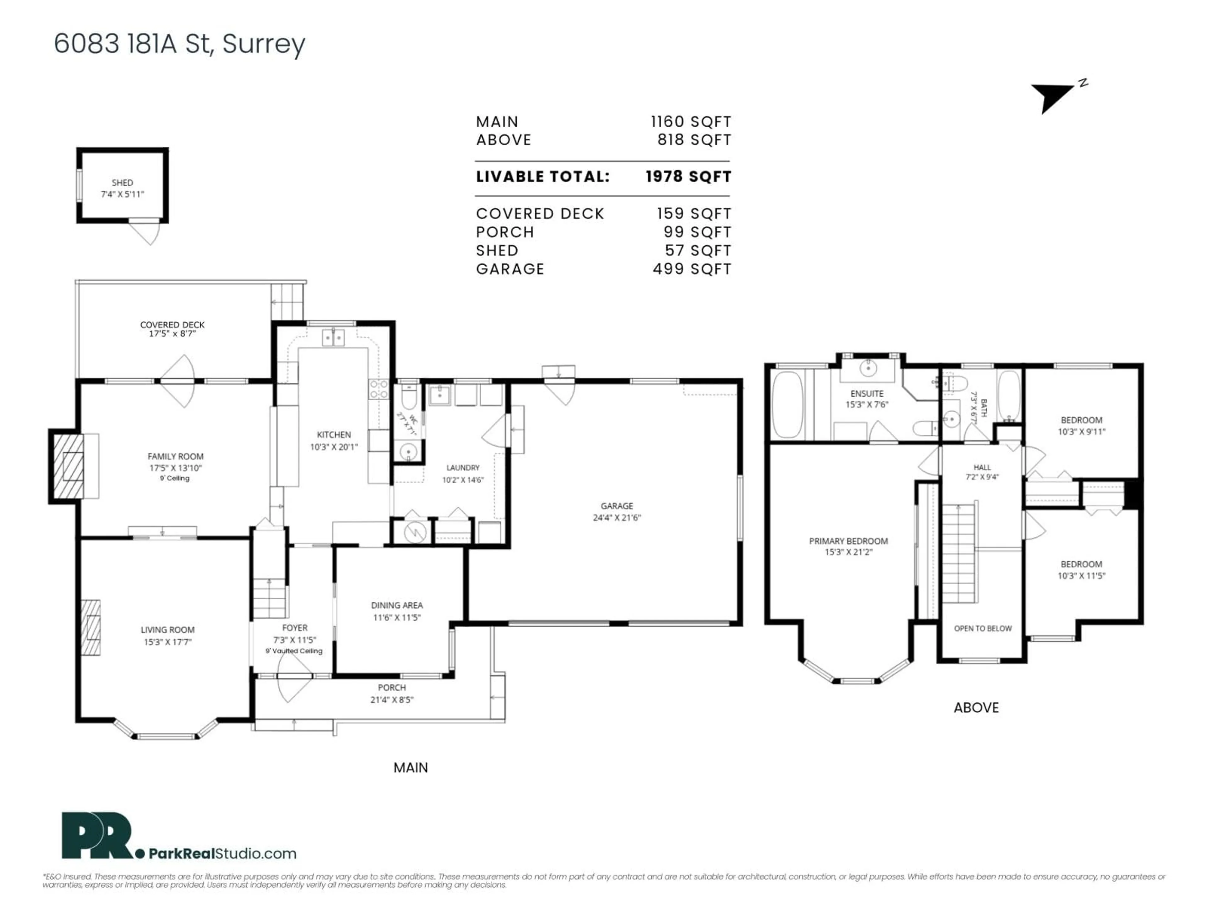 Floor plan for 6083 181A STREET, Surrey British Columbia V3S4M1