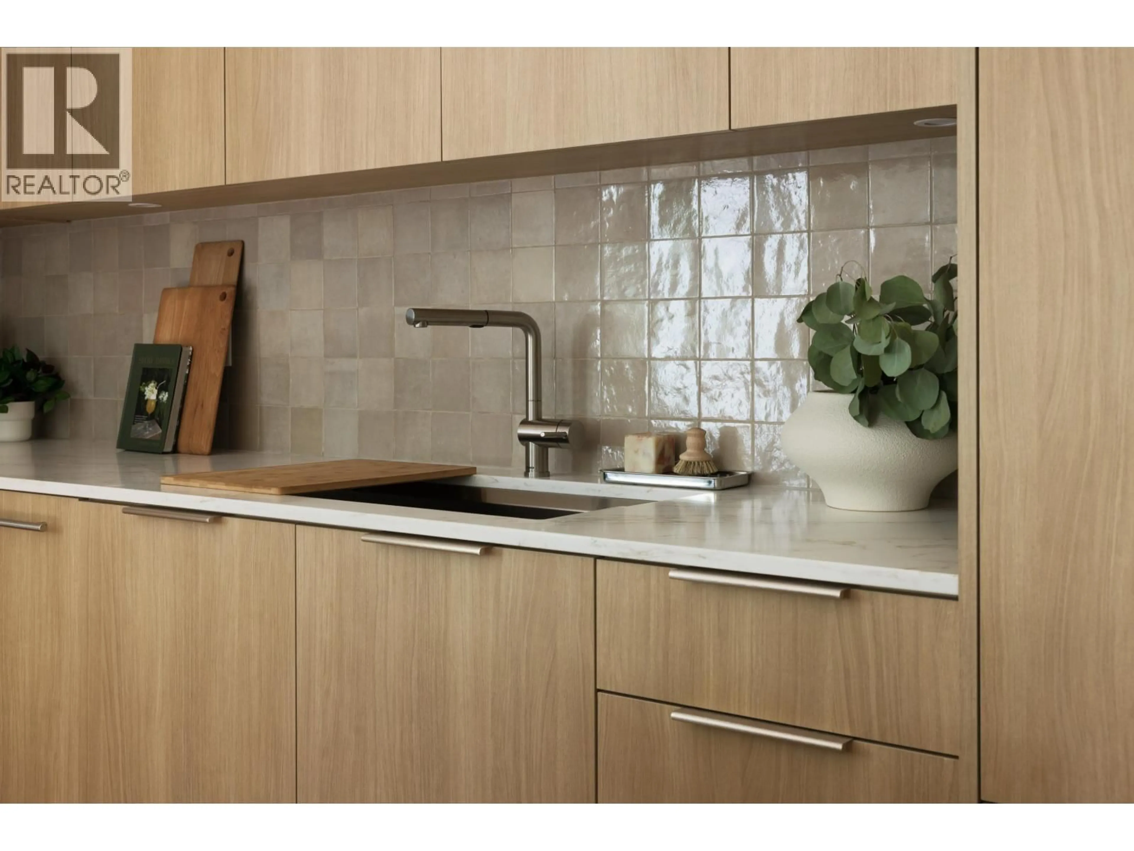 Contemporary kitchen, ceramic/tile floor for 1 - 595 49TH AVENUE, Vancouver British Columbia V5W2H1