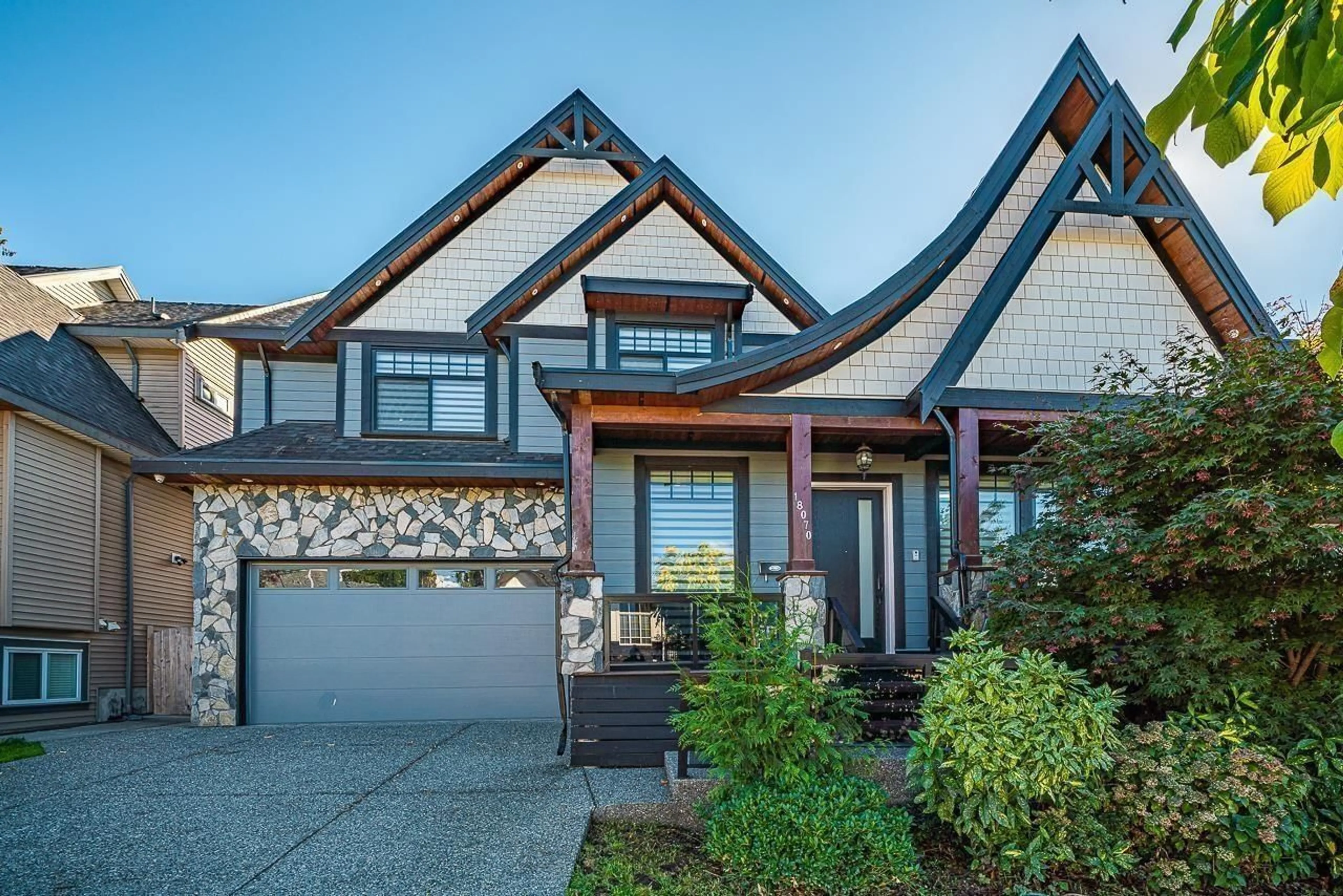 Home with vinyl exterior material, street for 18070 67 AVENUE, Surrey British Columbia V3S8C3