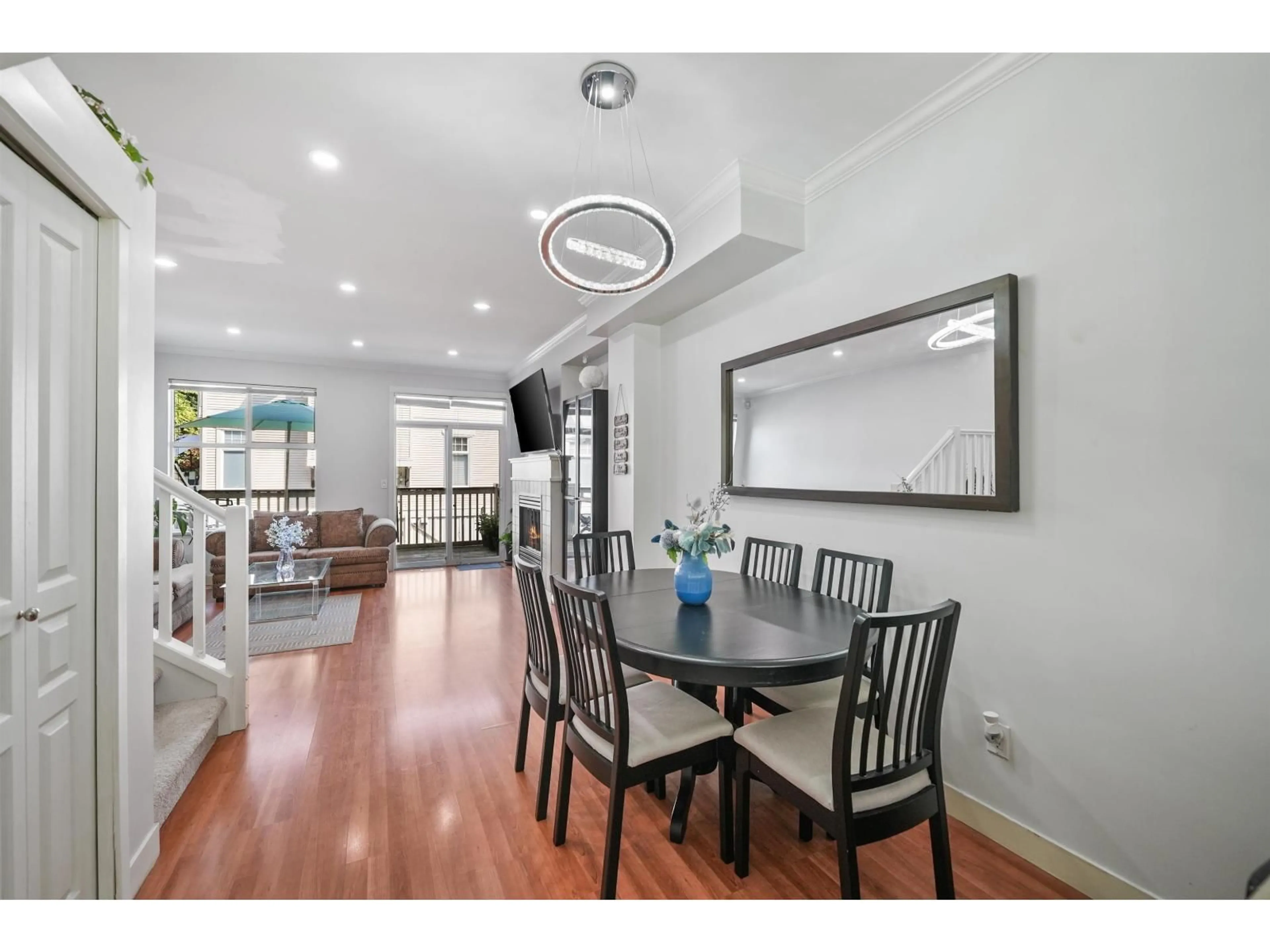Dining room, wood/laminate floor for 30 - 8383 159 STREET, Surrey British Columbia V4N0W2