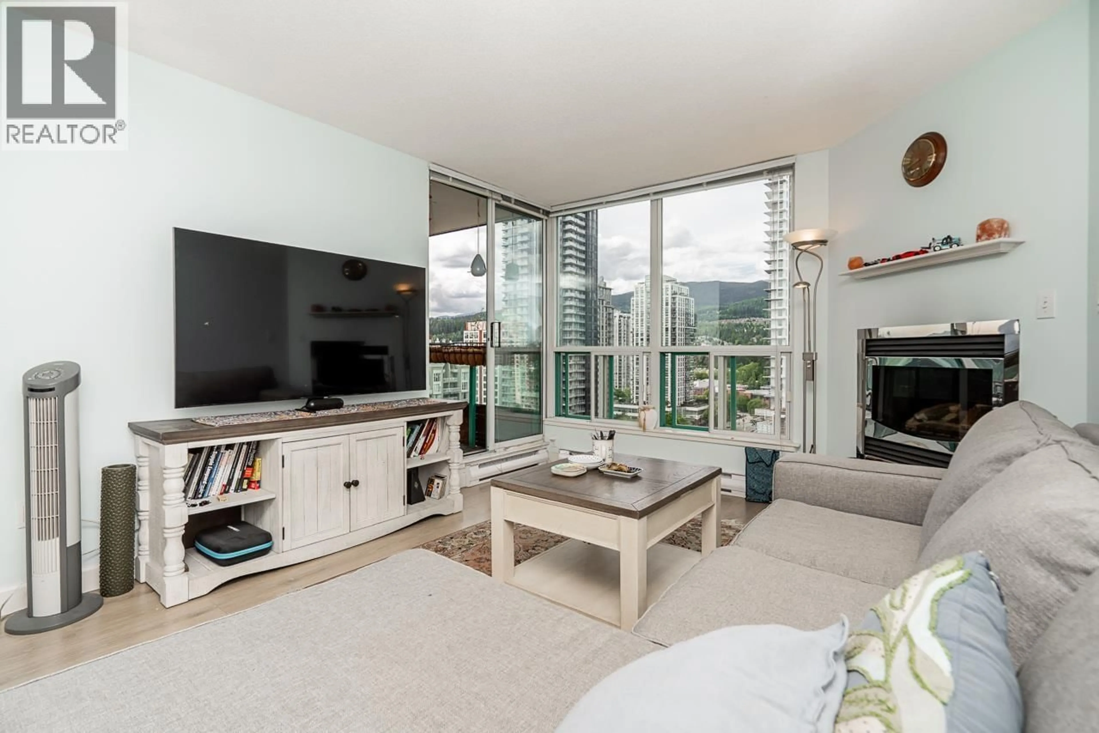 Living room with furniture, unknown for 1705 - 1148 HEFFLEY CRESCENT, Coquitlam British Columbia V3B8A6