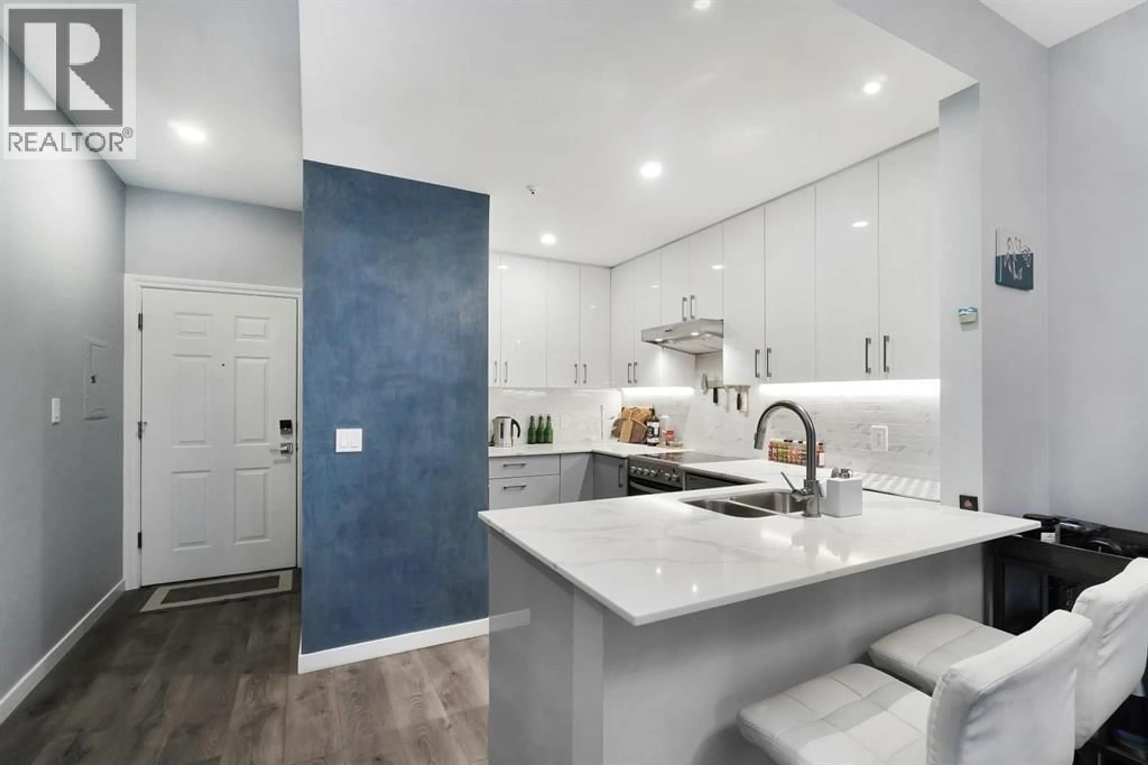 Open concept kitchen, ceramic/tile floor for 306 - 630 ROCHE POINT DRIVE, North Vancouver British Columbia V7H3A1