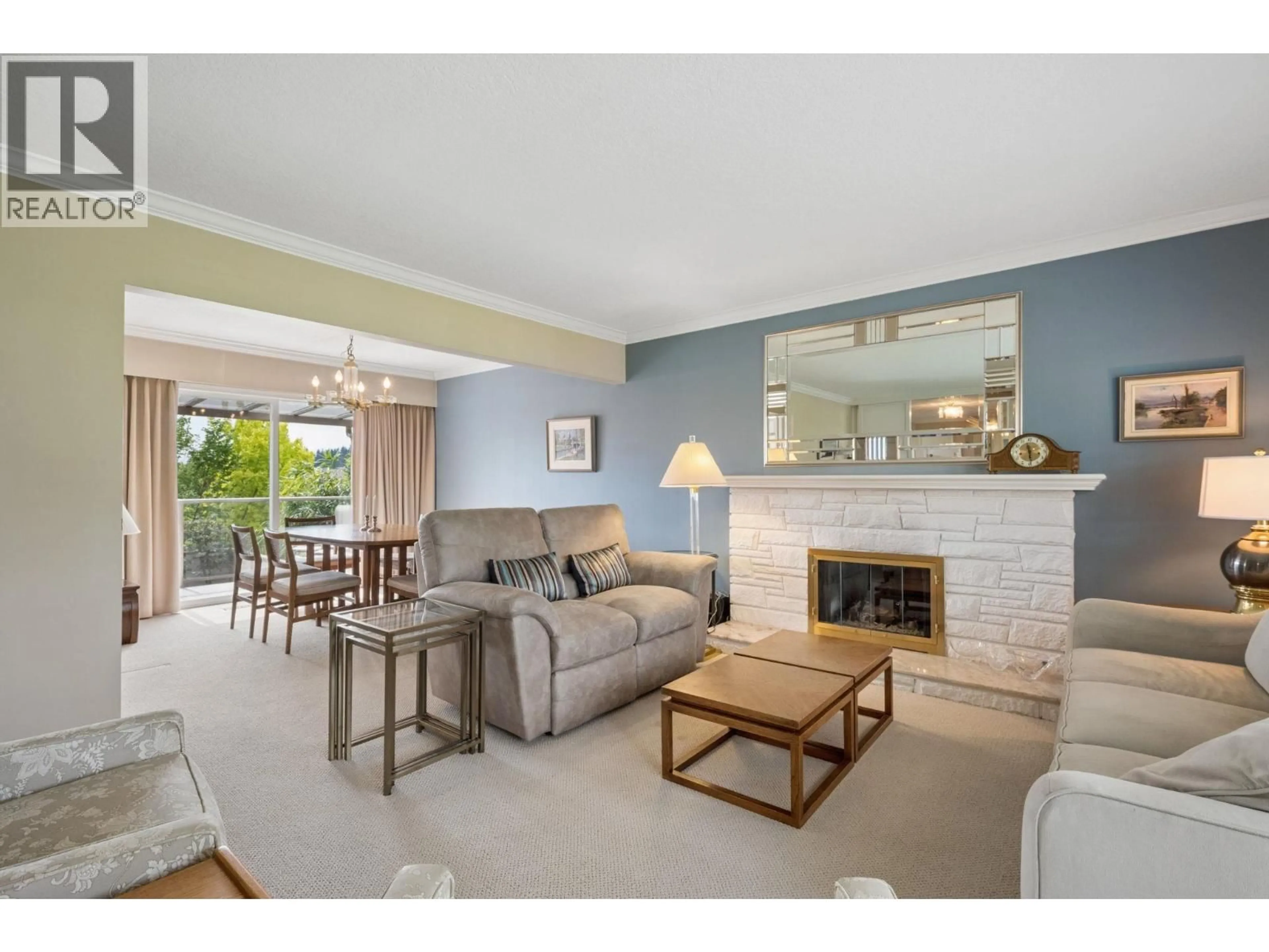 Living room with furniture, ceramic/tile floor for 66 COURTNEY CRESCENT, New Westminster British Columbia V3L4M2