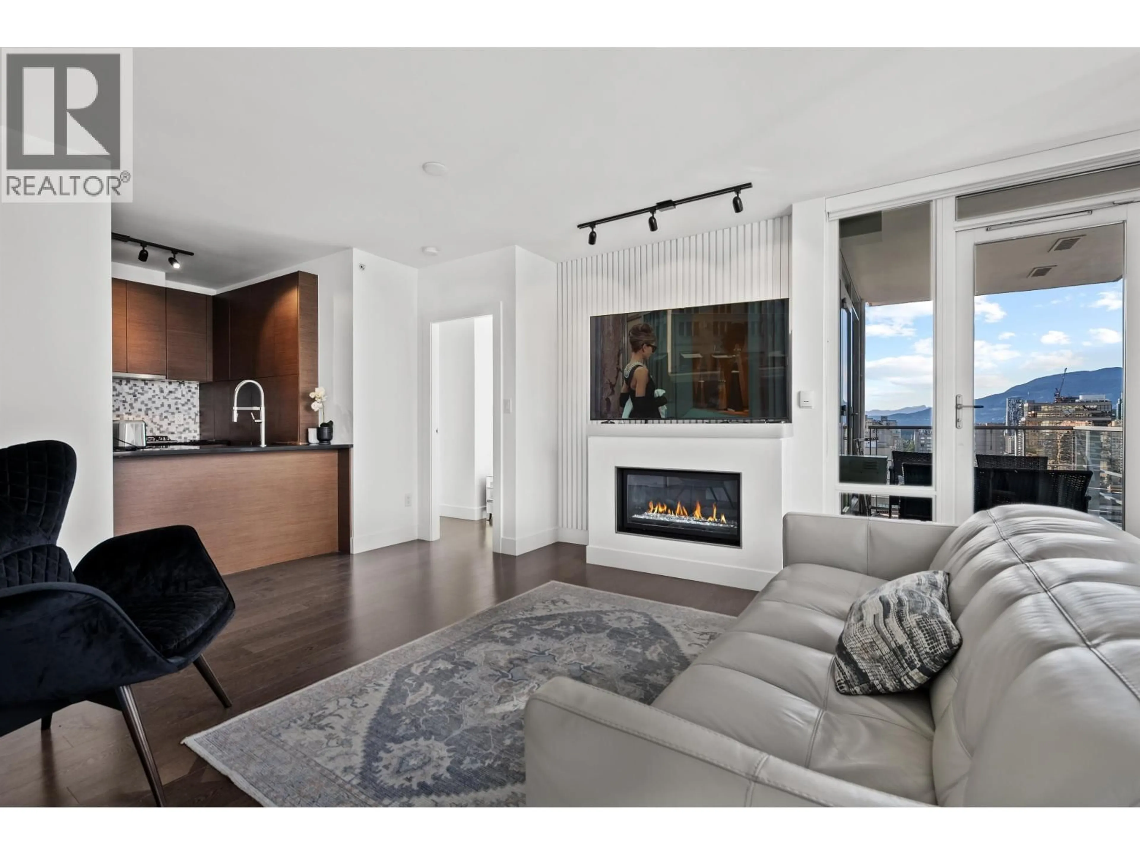 Living room with furniture, unknown for 2504 - 565 SMITHE STREET, Vancouver British Columbia V6B0E4