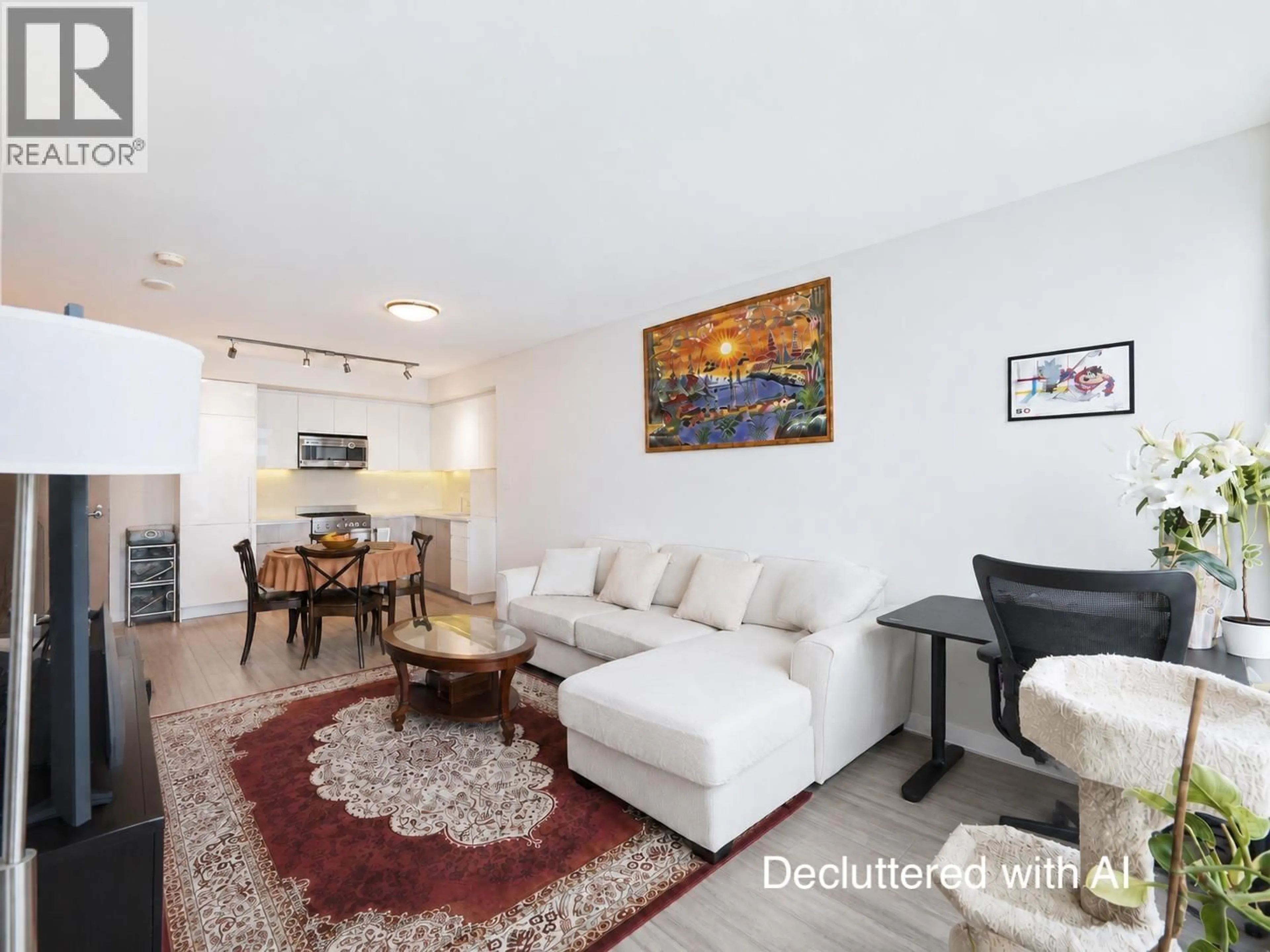 Living room with furniture, unknown for 302 - 4900 LENNOX LANE, Burnaby British Columbia V5H0G9