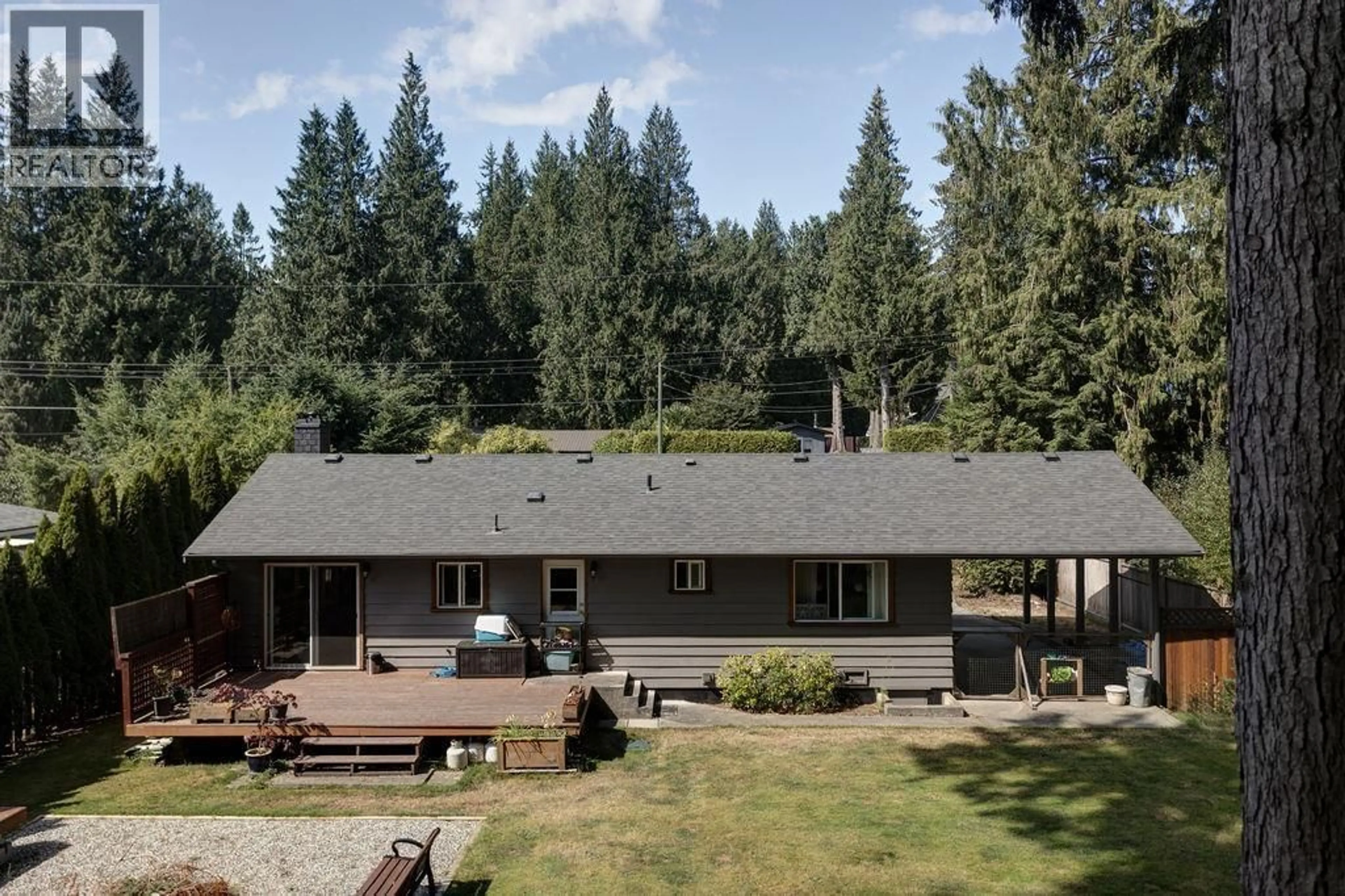A pic from outside/outdoor area/front of a property/back of a property/a pic from drone, forest/trees view for 3367 RICHARDS ROAD, Roberts Creek British Columbia V0N2W2