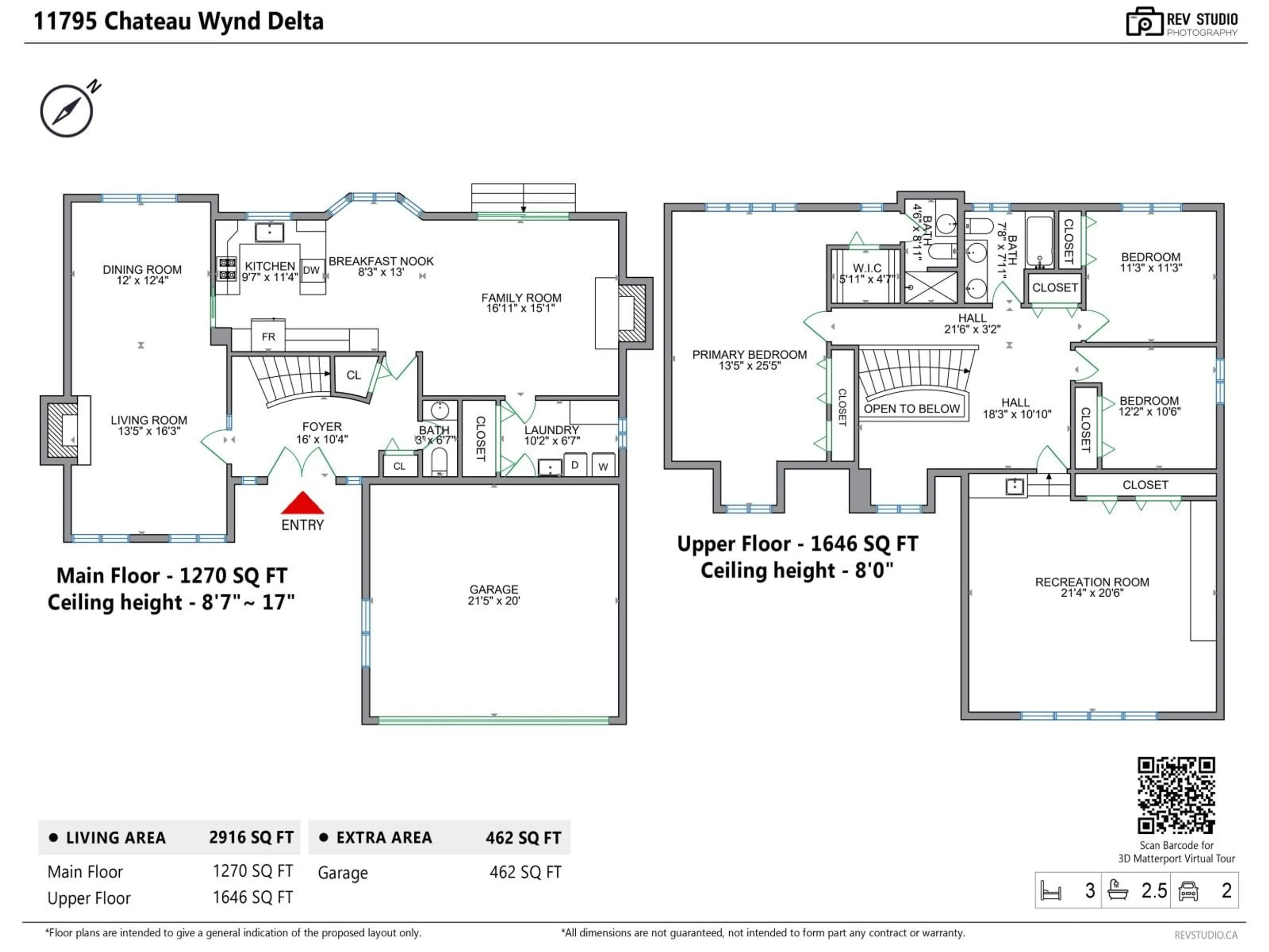 Floor plan for 11795 CHATEAU WYND, Delta British Columbia V4E3C8