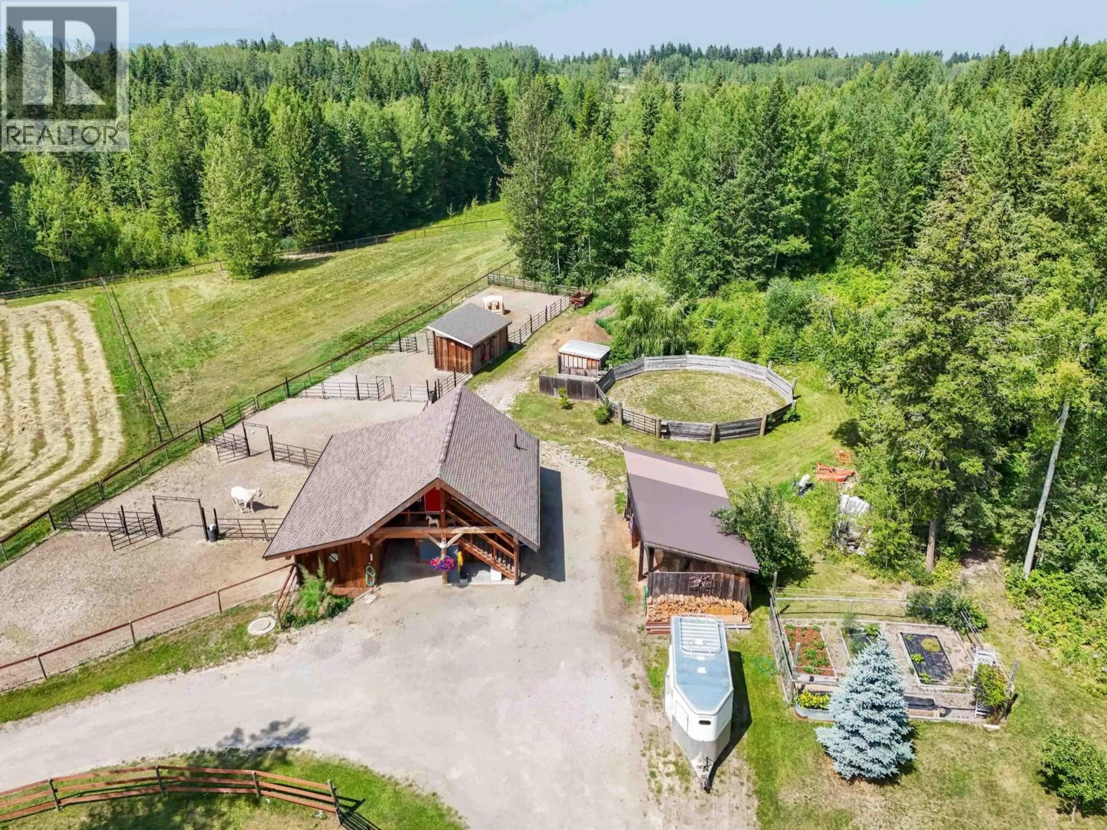 A pic from outside/outdoor area/front of a property/back of a property/a pic from drone, unknown for 2060 HENDRY ROAD, Quesnel British Columbia V2J5G9