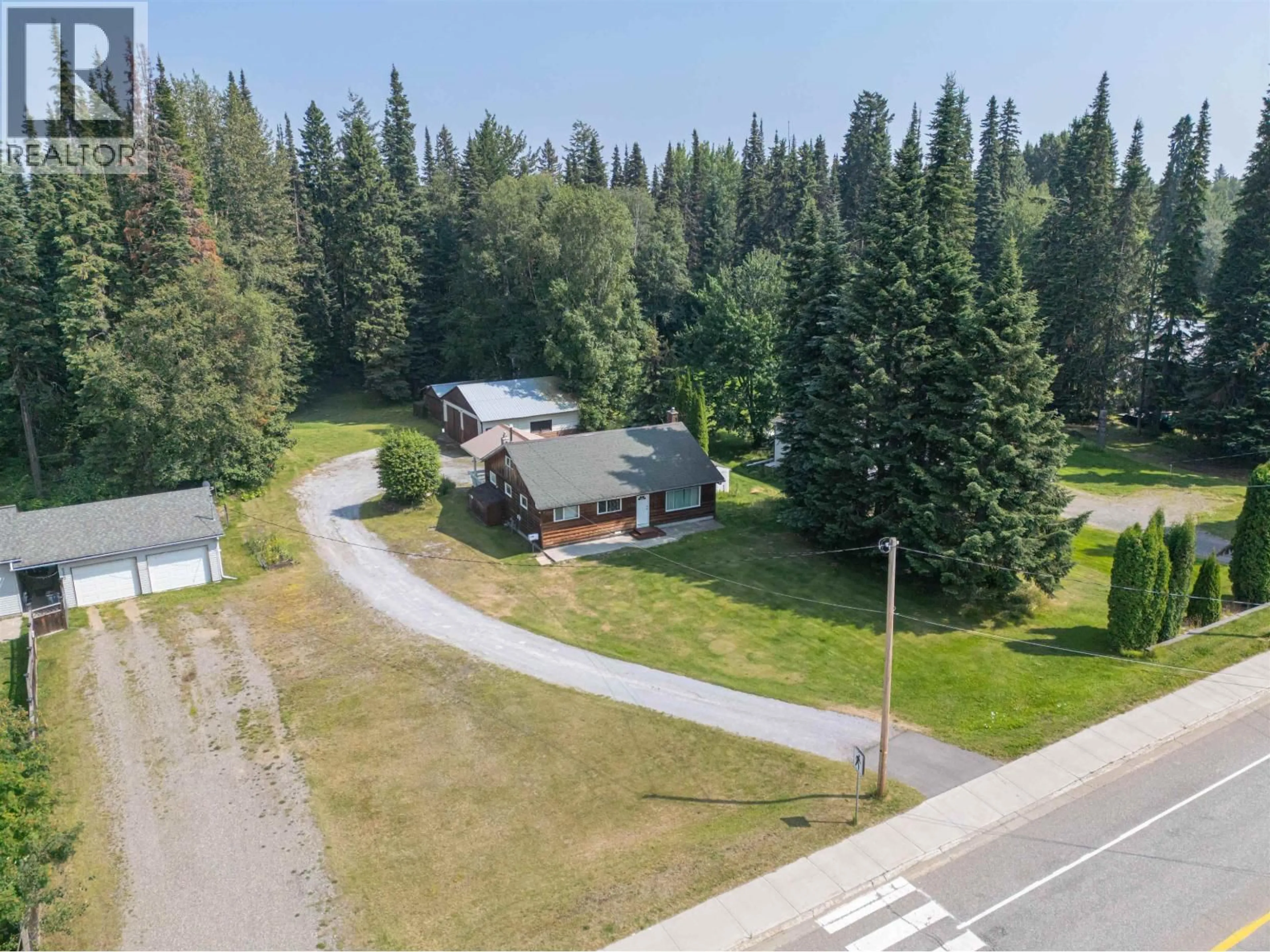 A pic from outside/outdoor area/front of a property/back of a property/a pic from drone, unknown for 6370 KELLY ROAD, Prince George British Columbia V2K2G6