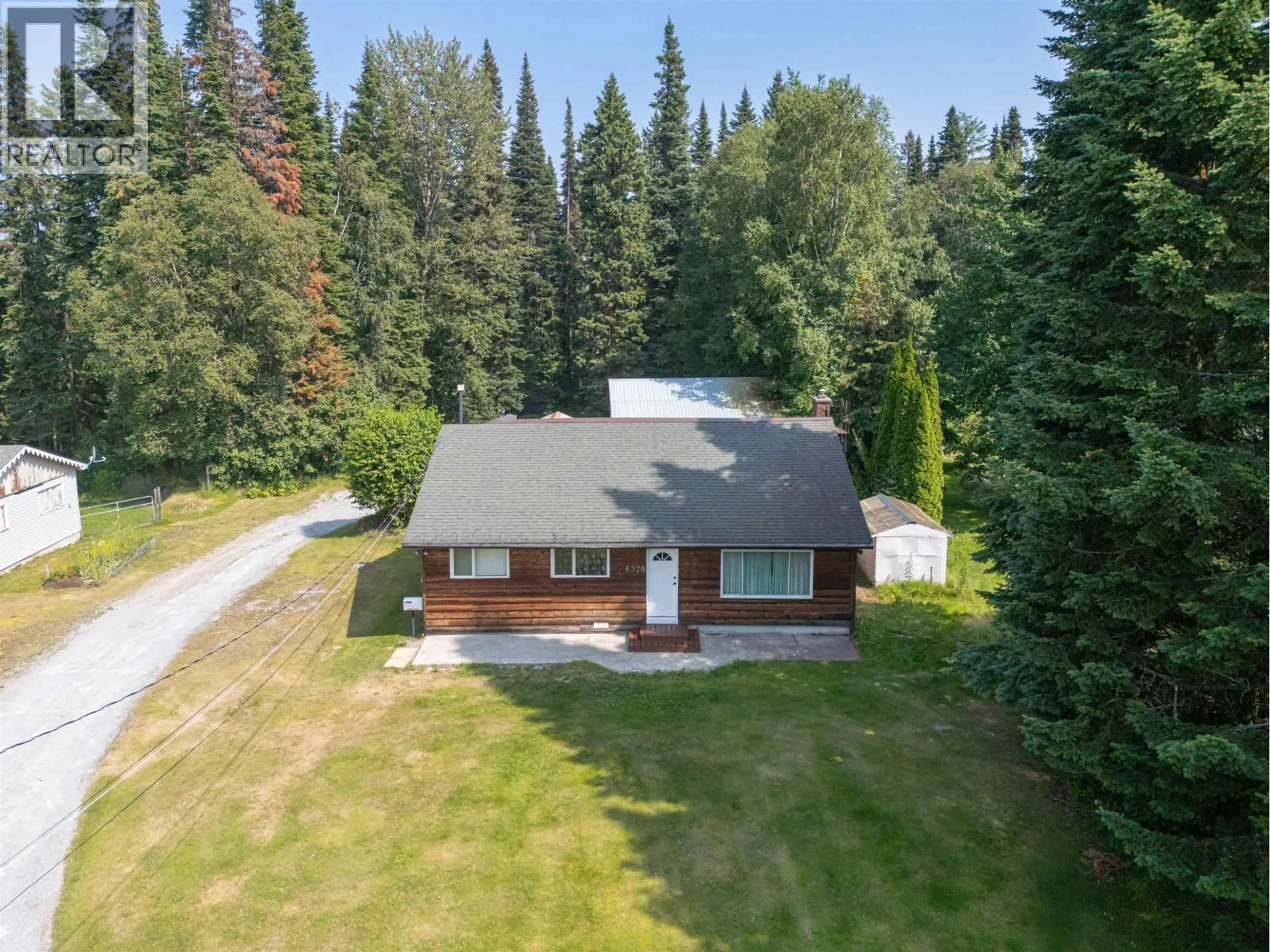 A pic from outside/outdoor area/front of a property/back of a property/a pic from drone, unknown for 6370 KELLY ROAD, Prince George British Columbia V2K2G6