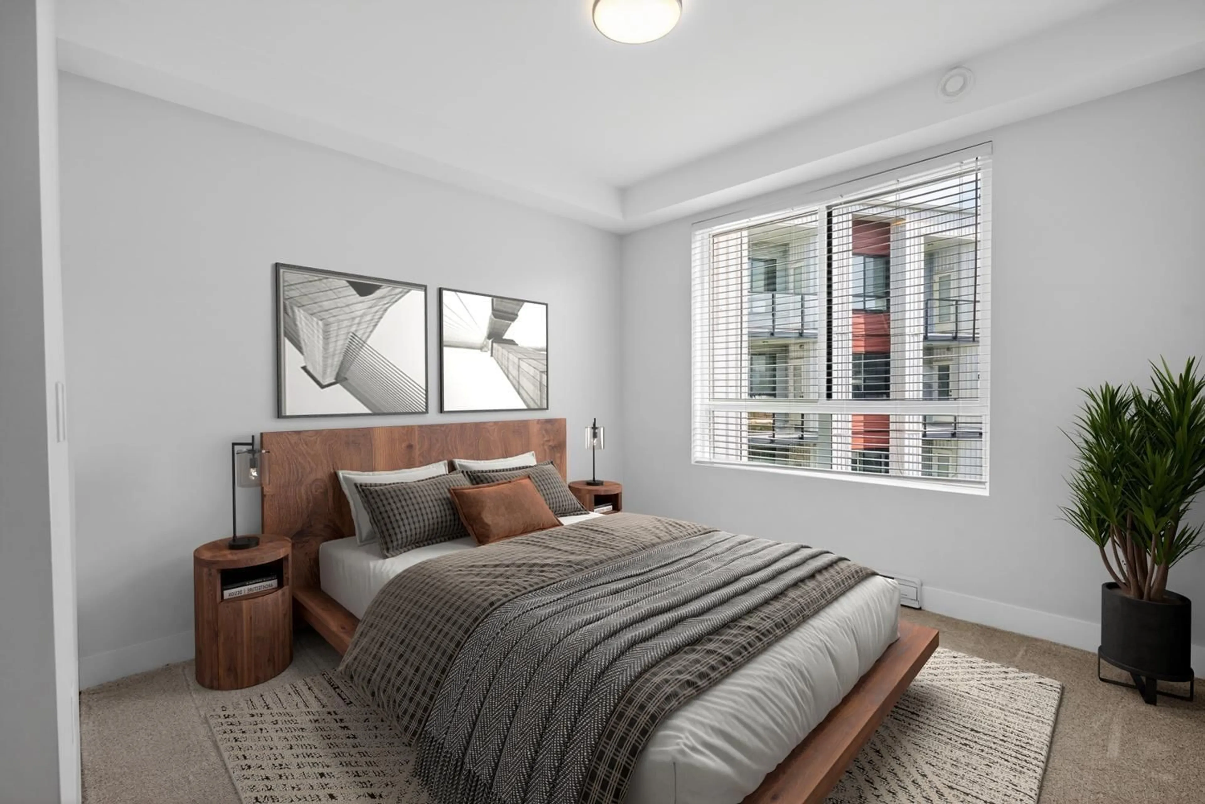 Bedroom with bed, carpet floor for 504 - 20360 LOGAN AVENUE, Langley British Columbia V3L4L8