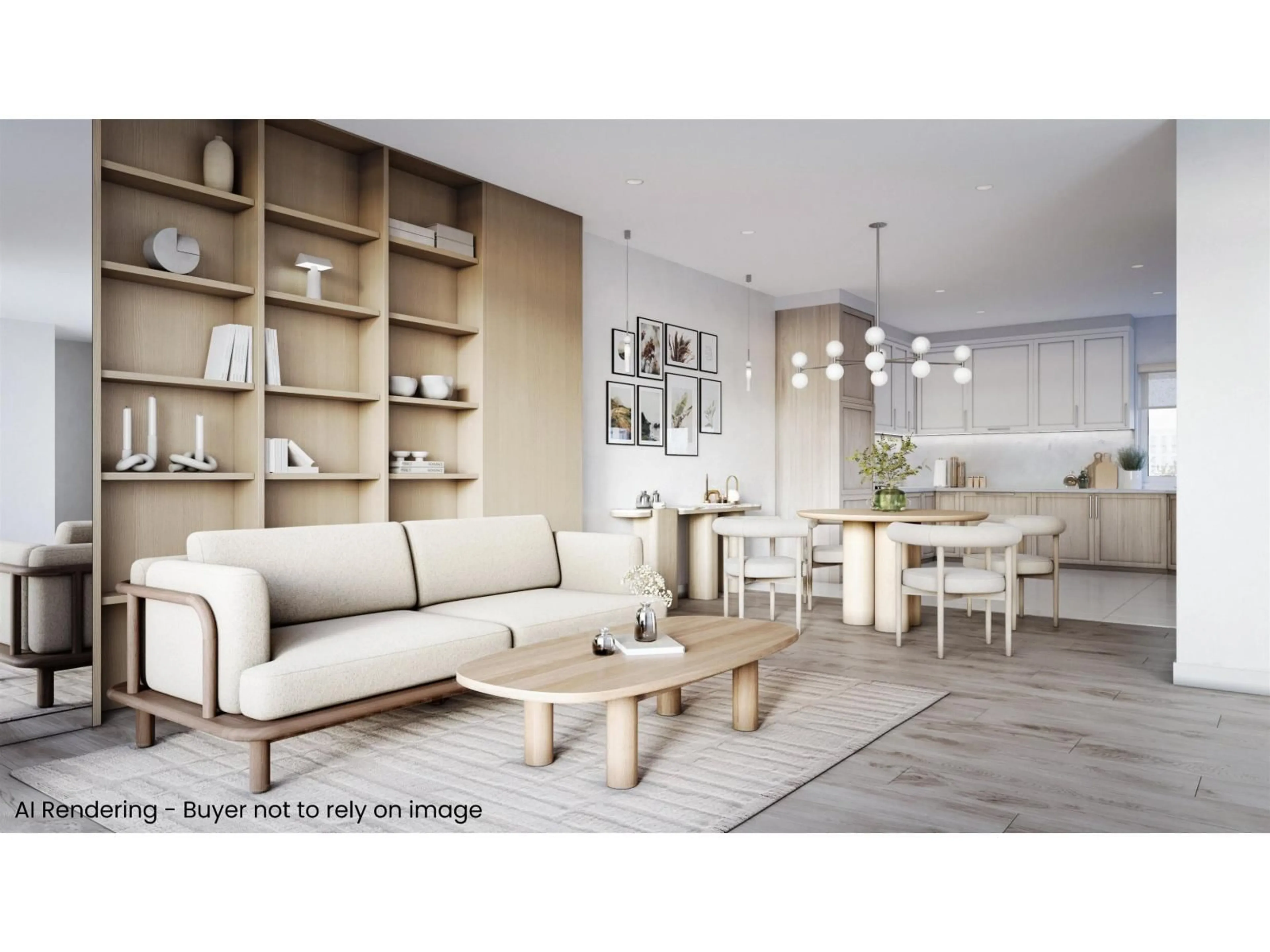 Living room with furniture, wood/laminate floor for A104 - 6644 203 STREET, Langley British Columbia V2Y1P3