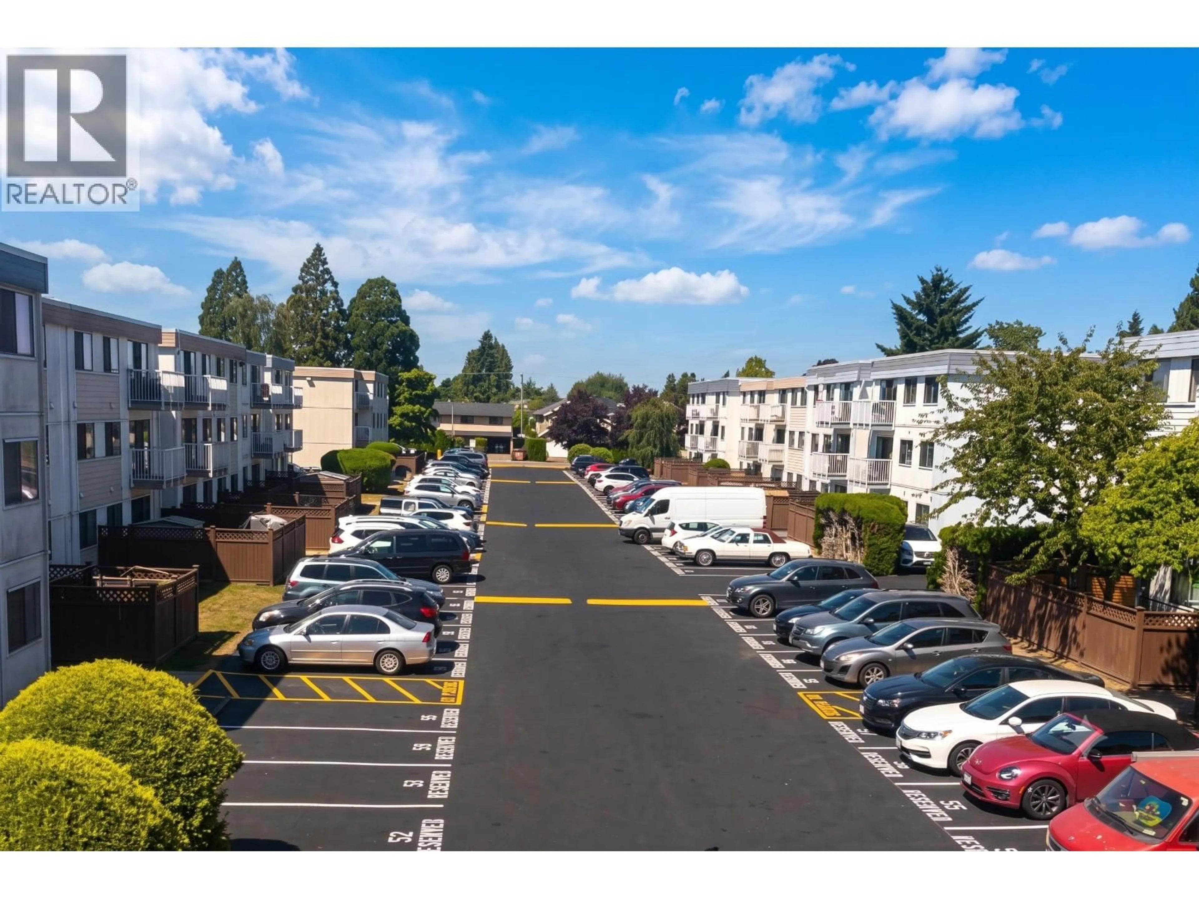 A pic from outside/outdoor area/front of a property/back of a property/a pic from drone, mountain view for 104 - 7220 LINDSAY ROAD, Richmond British Columbia V7C3M6