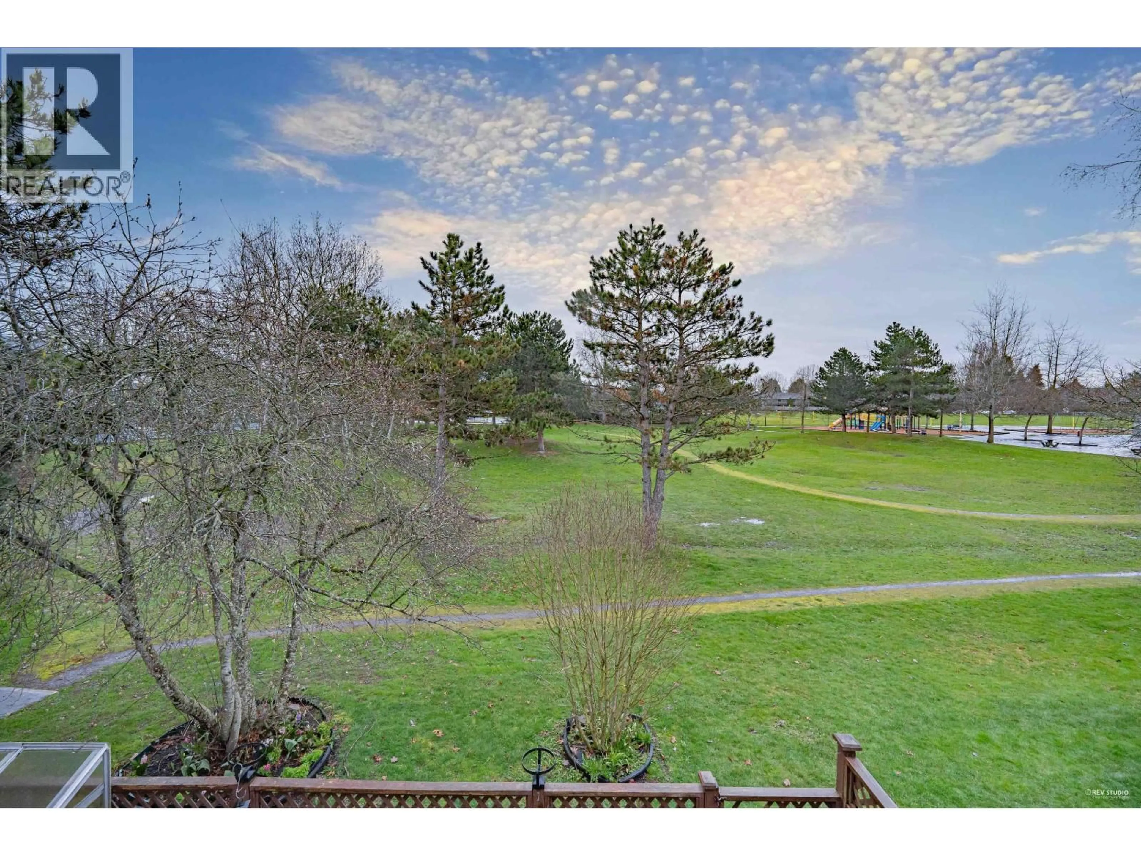 A pic from outside/outdoor area/front of a property/back of a property/a pic from drone, water/lake/river/ocean view for 104 - 7220 LINDSAY ROAD, Richmond British Columbia V7C3M6