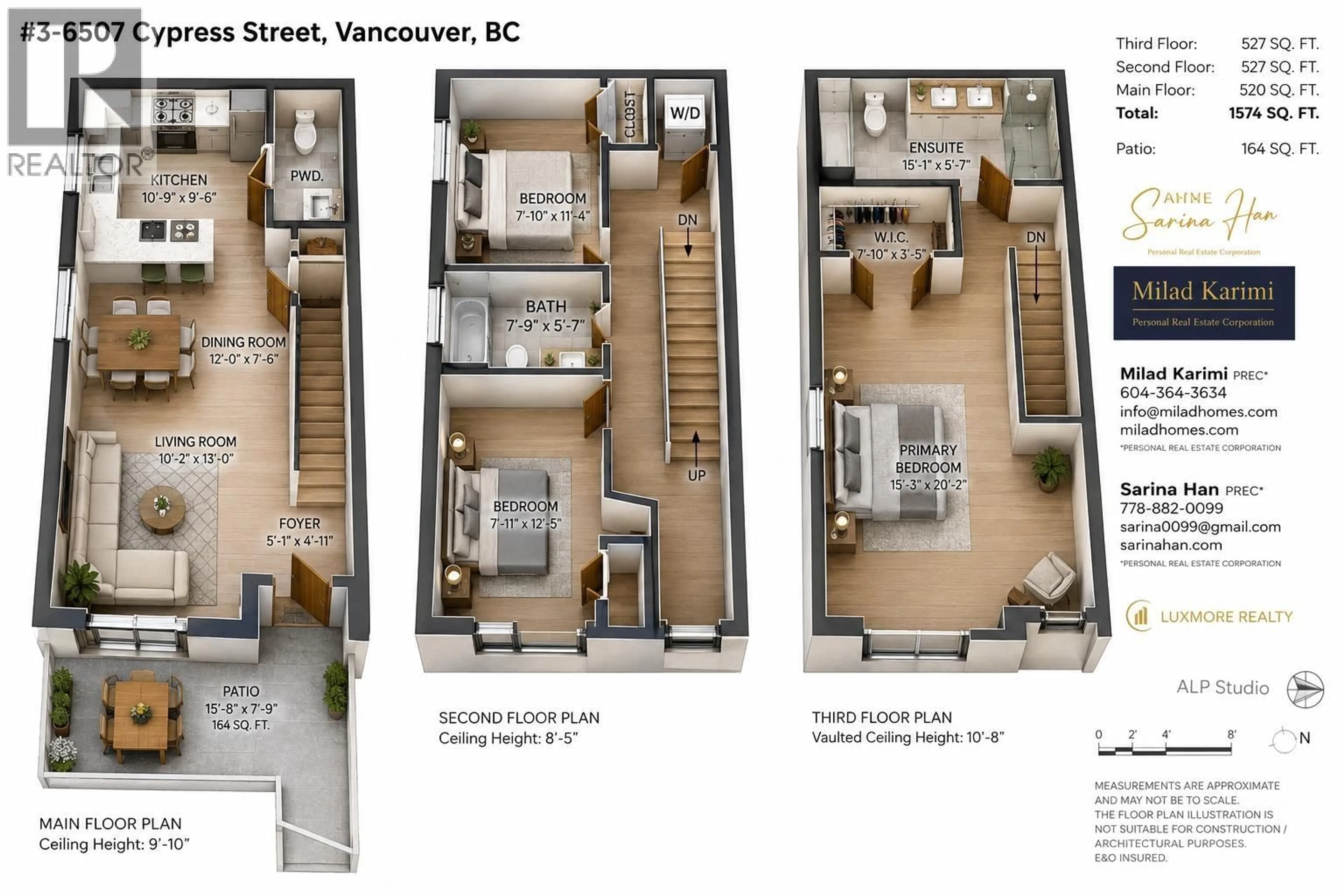 Floor plan for 03 - 6507 CYPRESS STREET, Vancouver British Columbia V6P5L5