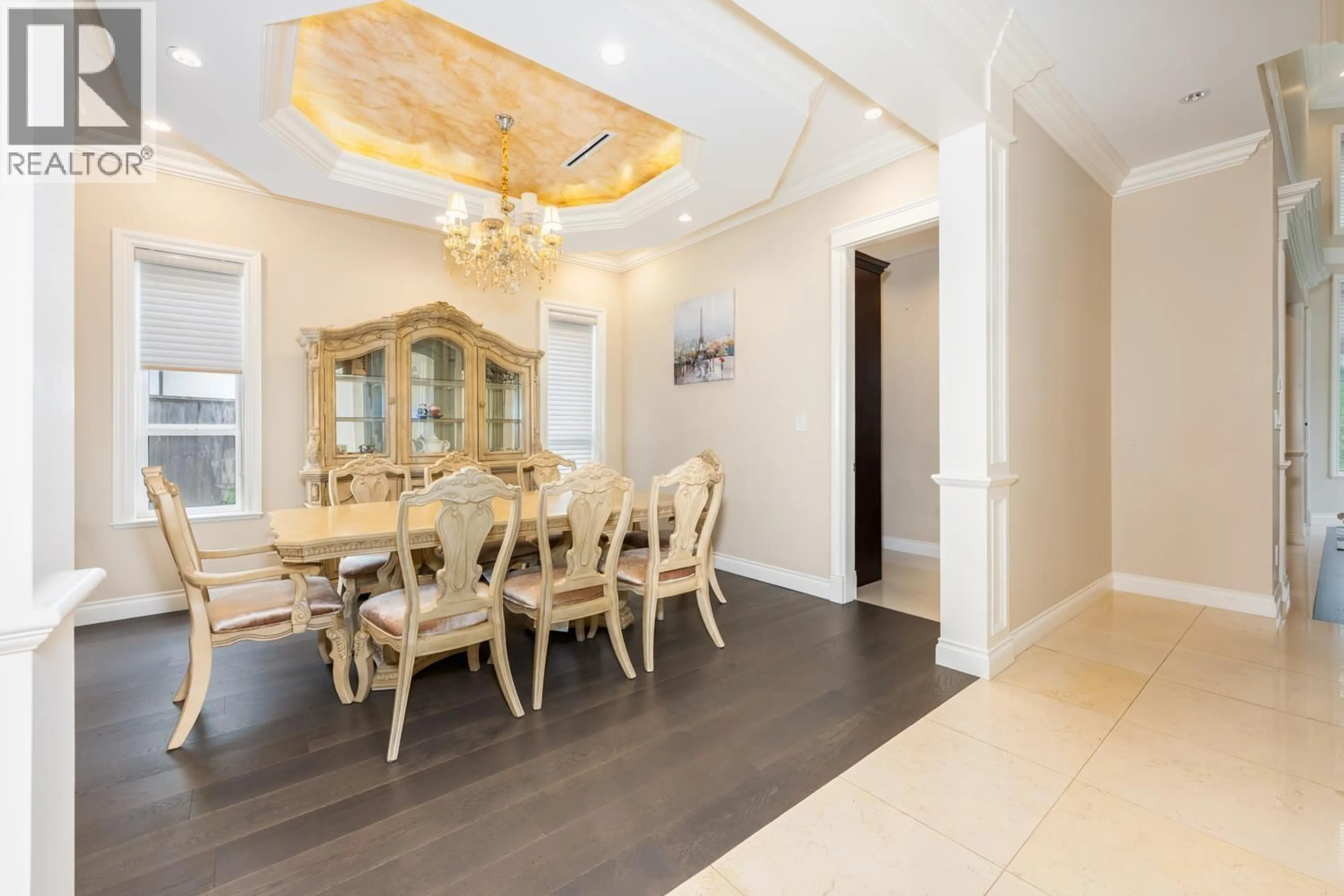 Dining room, wood/laminate floor for 8411 FAIRHURST ROAD, Richmond British Columbia V7C1Y7
