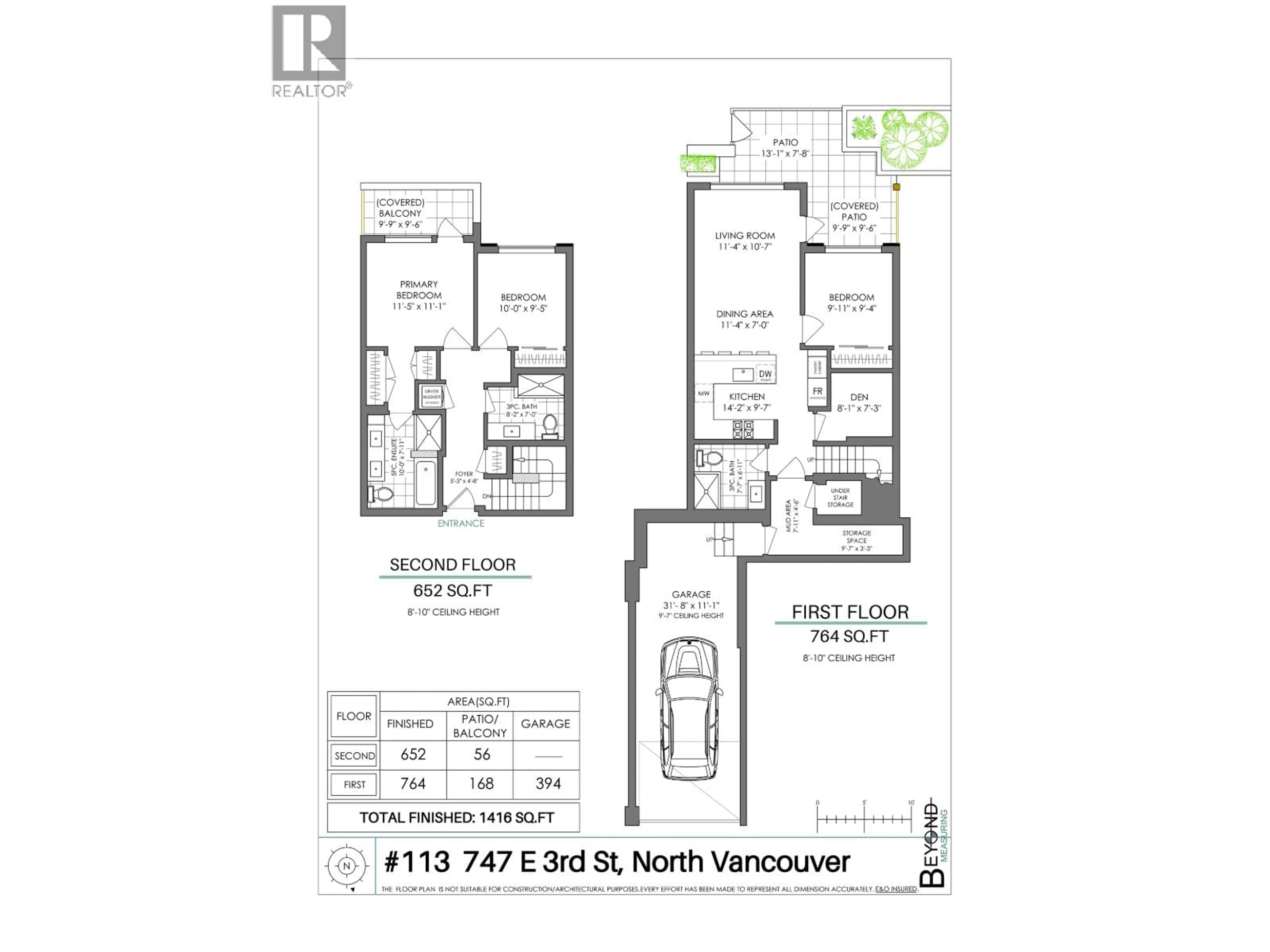 Floor plan for 113 - 747 3RD STREET, North Vancouver British Columbia V7L1G8