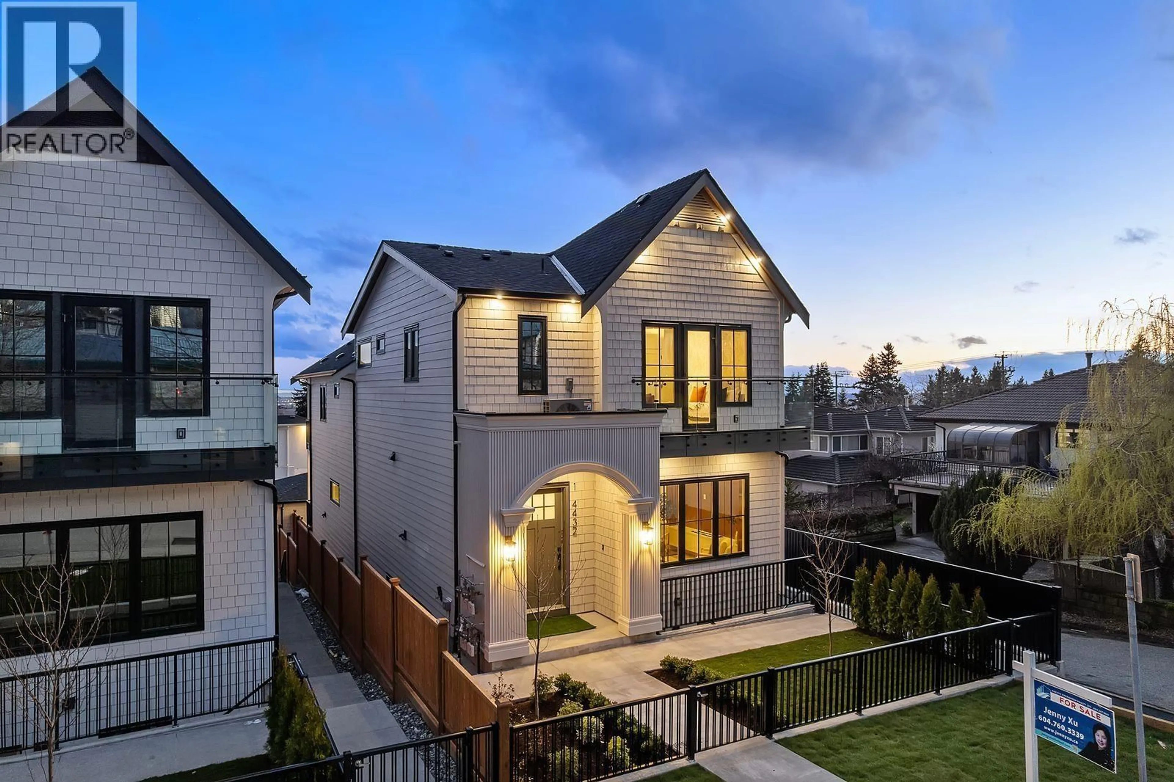 Home with brick exterior material, street for 1 - 4432 IRMIN STREET, Burnaby British Columbia V5J1X7