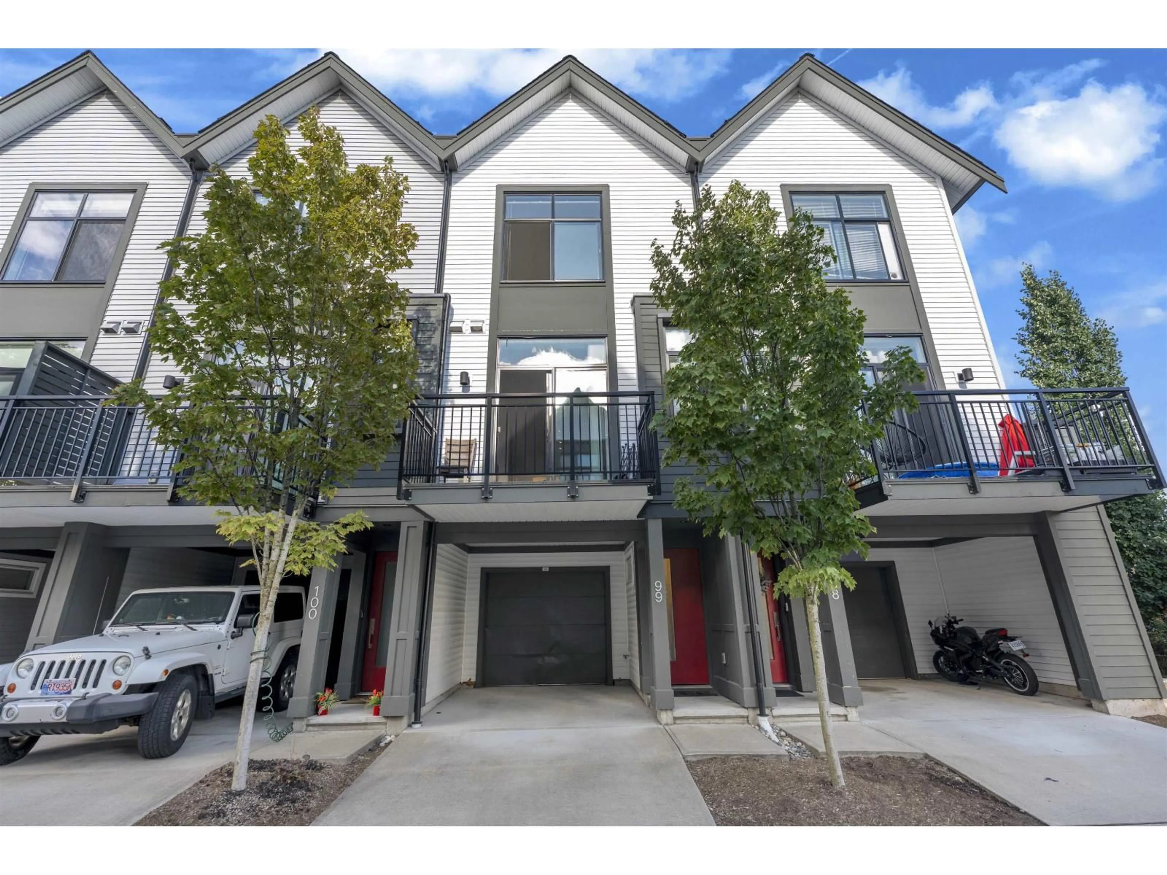 A pic from outside/outdoor area/front of a property/back of a property/a pic from drone, street for 99 - 17568 57A AVENUE, Surrey British Columbia V3S7V2