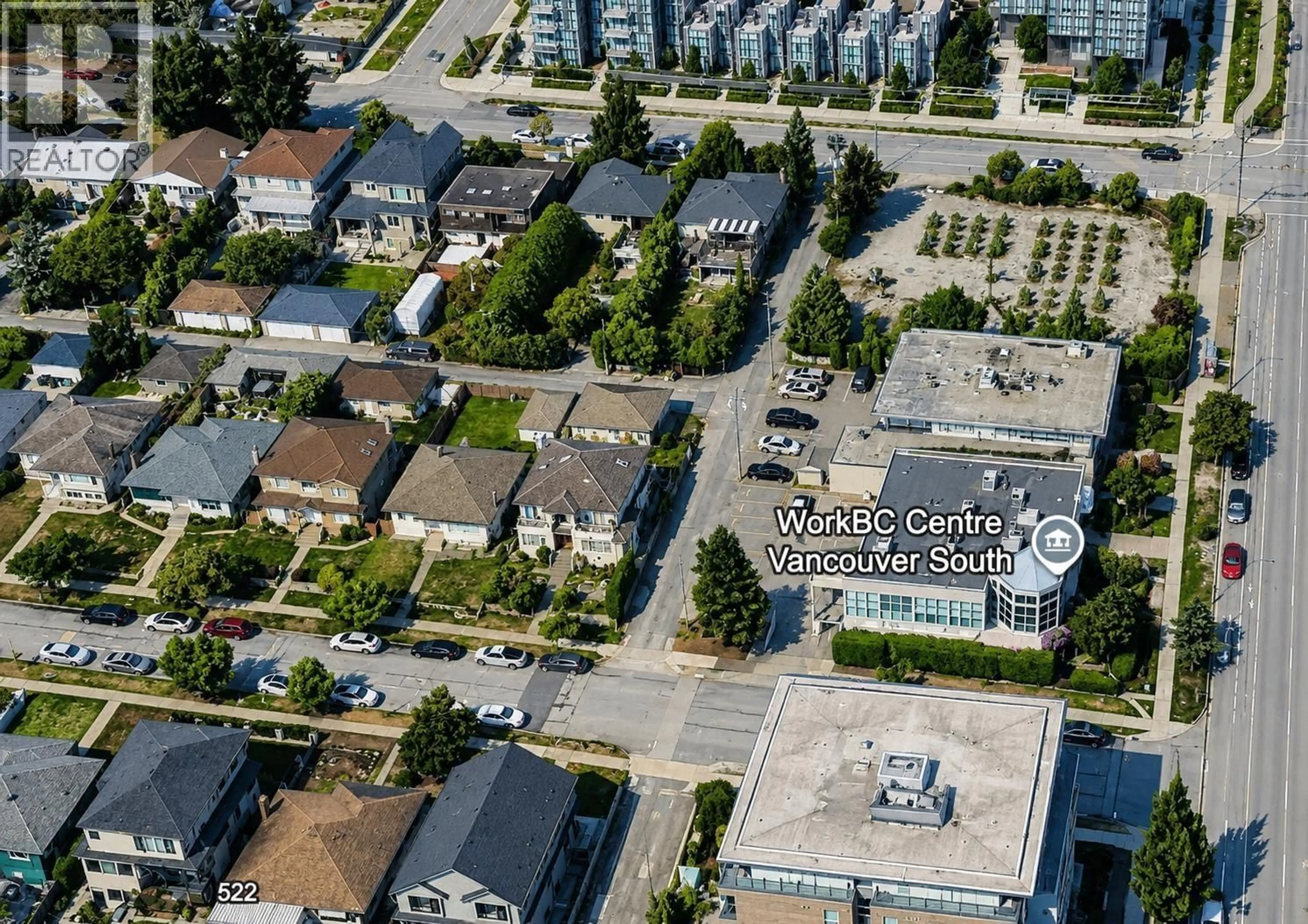A pic from outside/outdoor area/front of a property/back of a property/a pic from drone, street for 515 60TH AVENUE, Vancouver British Columbia V6P1Z8