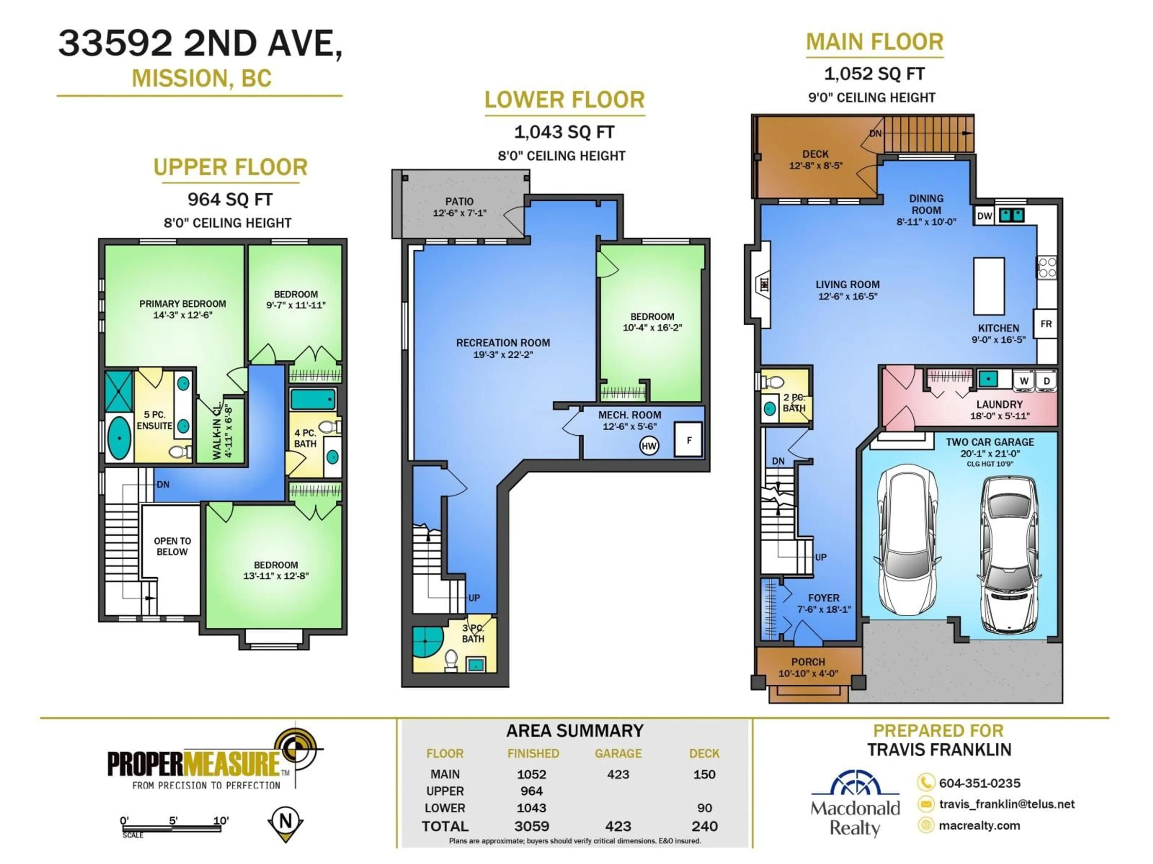 Floor plan for 33592 2ND AVENUE, Mission British Columbia V2V6G5
