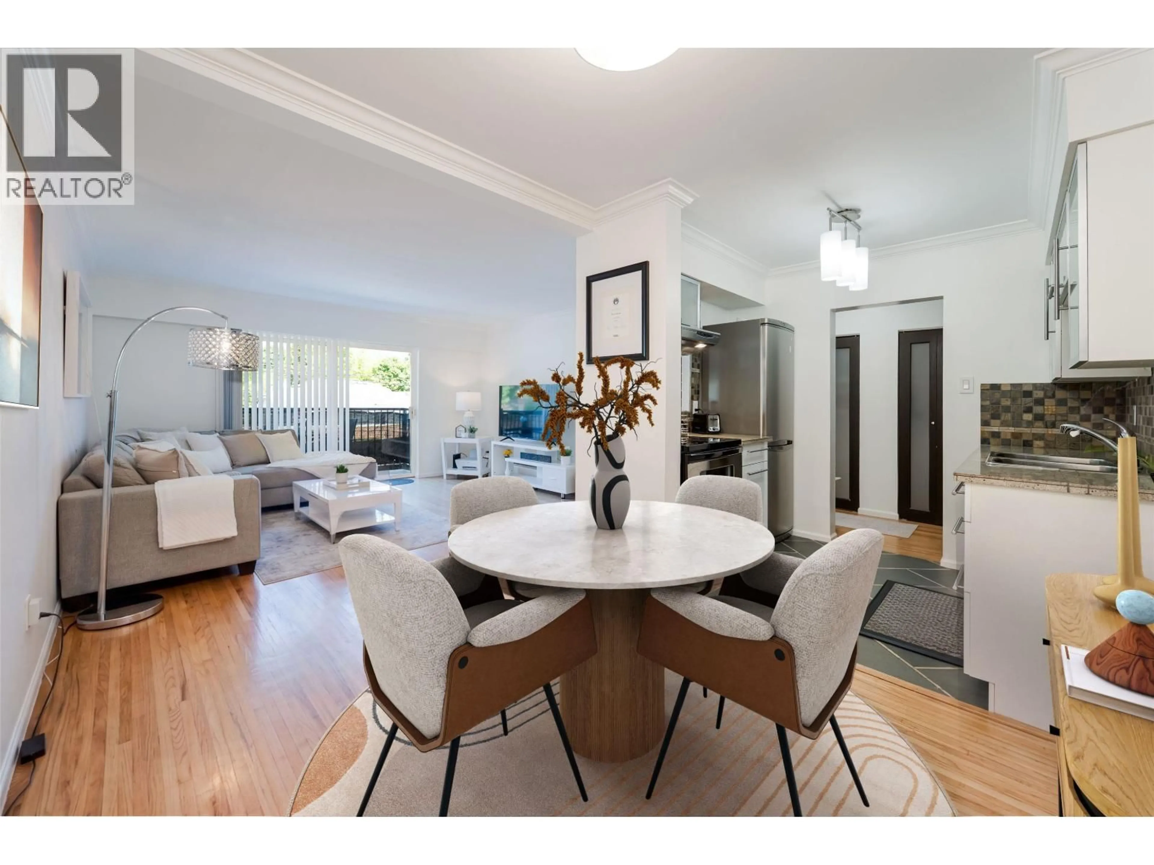 Dining room, wood/laminate floor for 52 - 2002 ST JOHNS STREET, Port Moody British Columbia V4H2A2