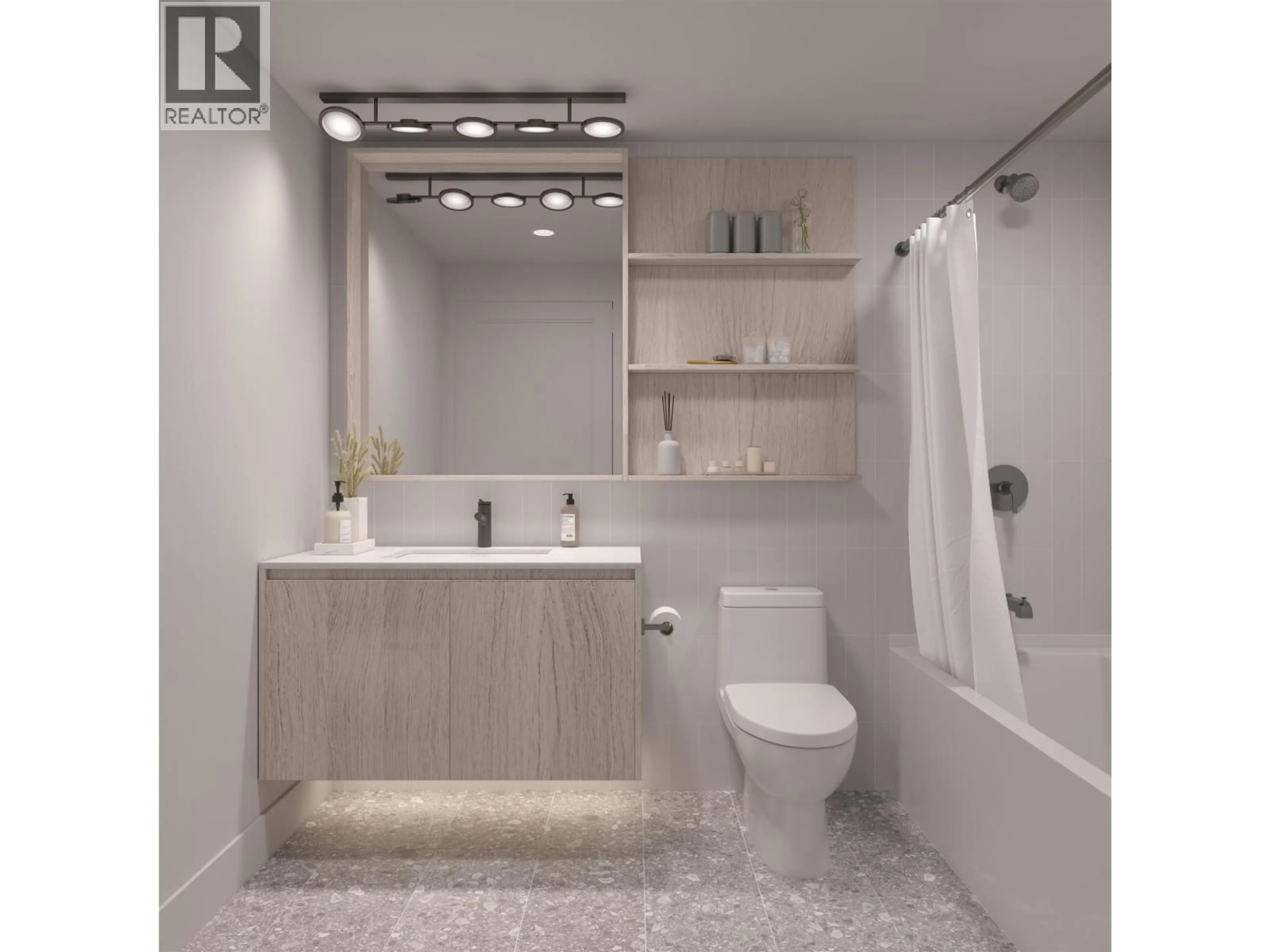 Contemporary bathroom, ceramic/tile floor for 640 - 1209 CECILE DRIVE, Port Moody British Columbia V5H1S4