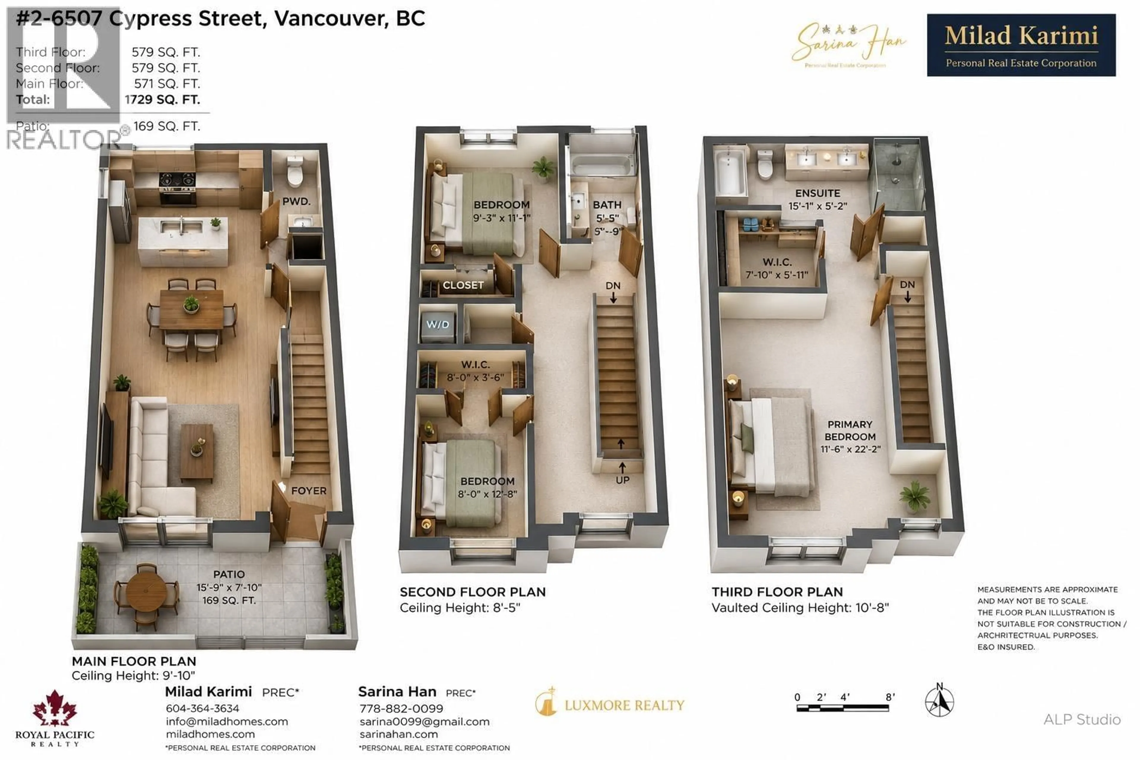 Floor plan for 02 - 6507 CYPRESS STREET, Vancouver British Columbia V6P5L5