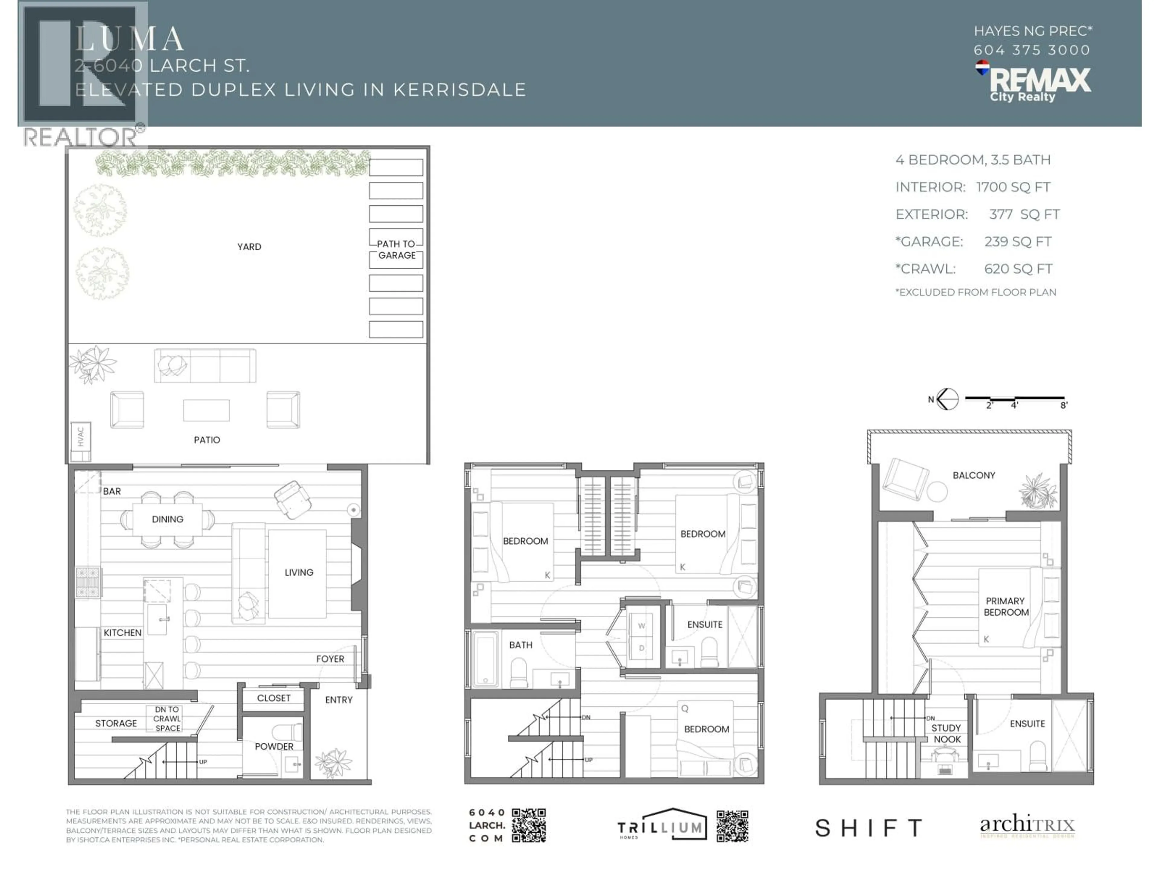 Floor plan for 2 - 6040 LARCH STREET, Vancouver British Columbia V6M4E4