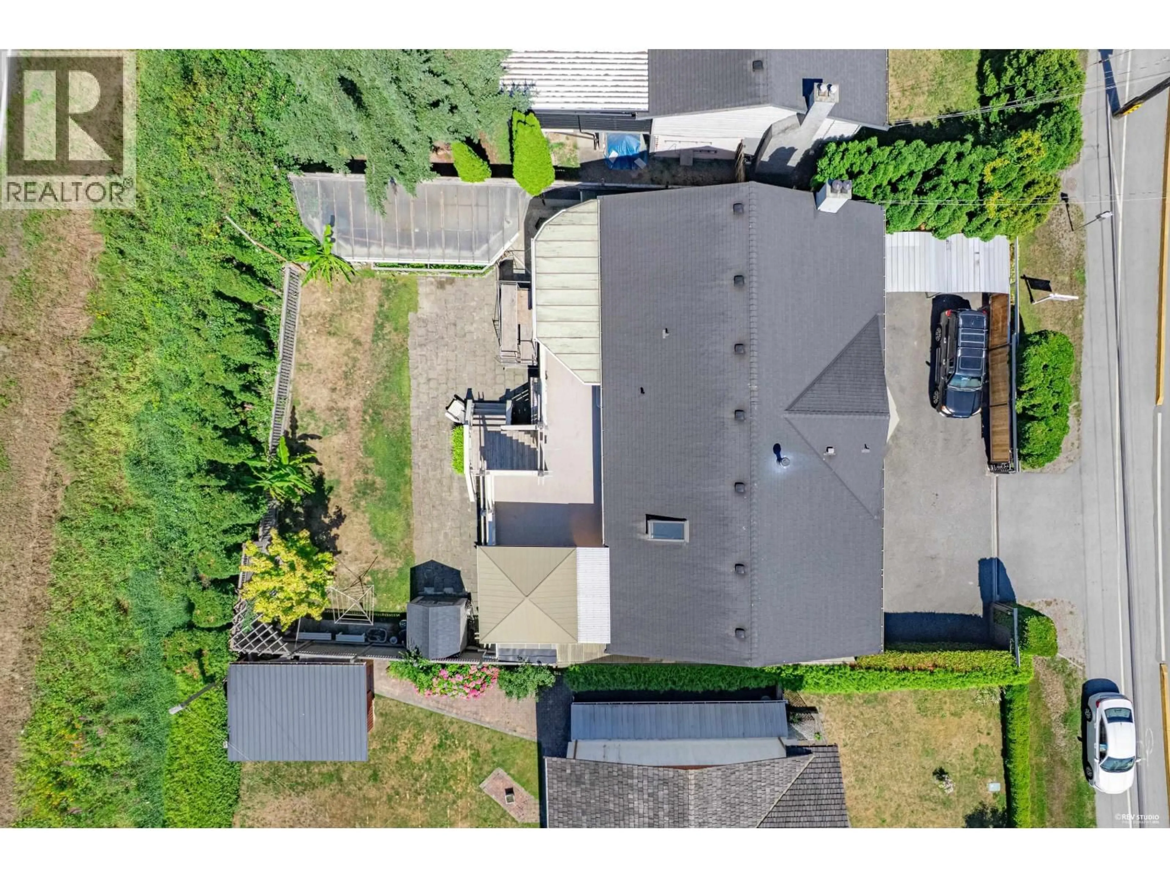 A pic from outside/outdoor area/front of a property/back of a property/a pic from drone, street for 23271 WESTMINSTER HIGHWAY, Richmond British Columbia V6V1C1