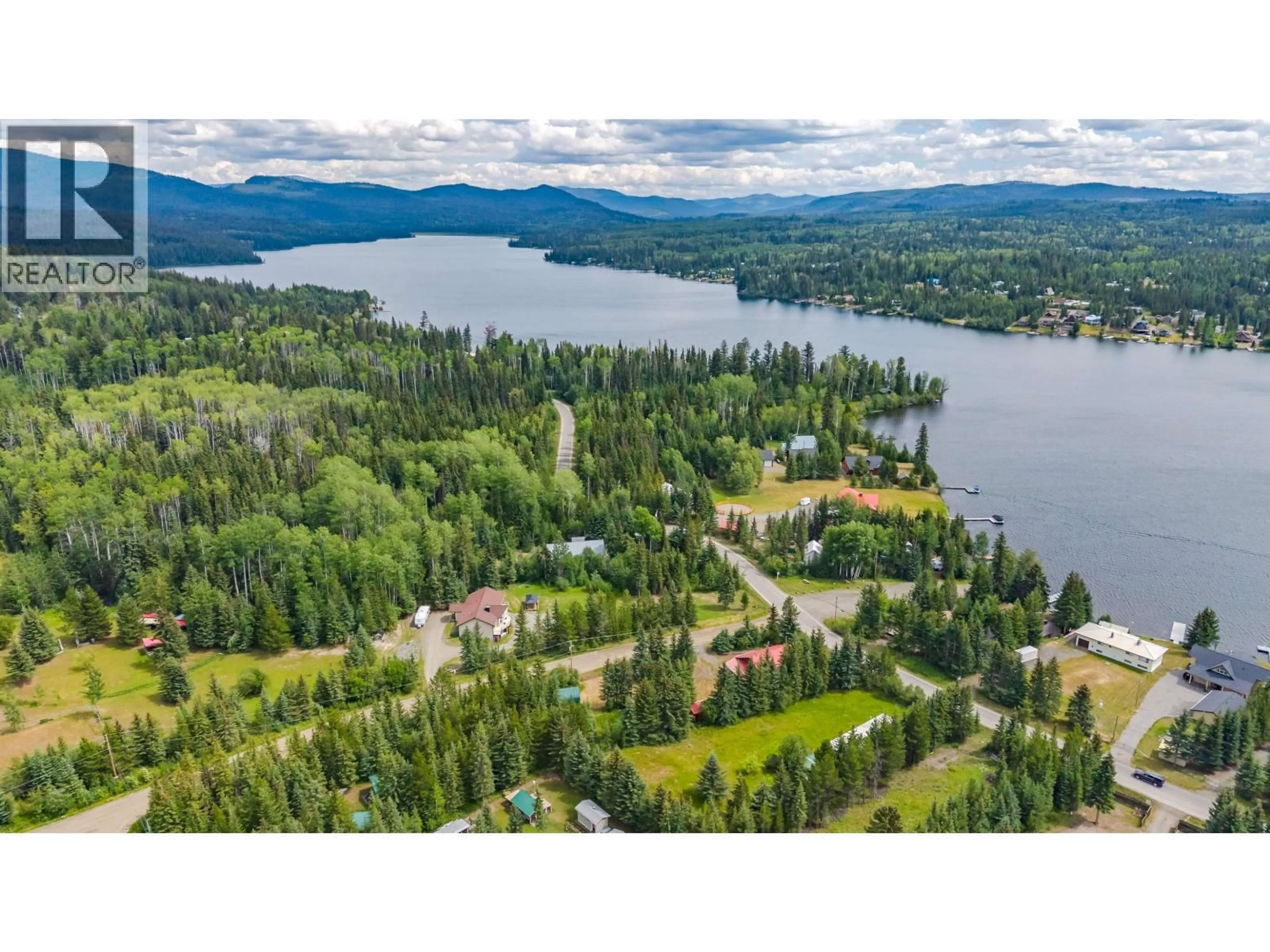 A pic from outside/outdoor area/front of a property/back of a property/a pic from drone, water/lake/river/ocean view for 7532 CARIBOO CHALET ROAD, Deka Lake / Sulphurous / Hathaway Lakes British Columbia V0K1X0