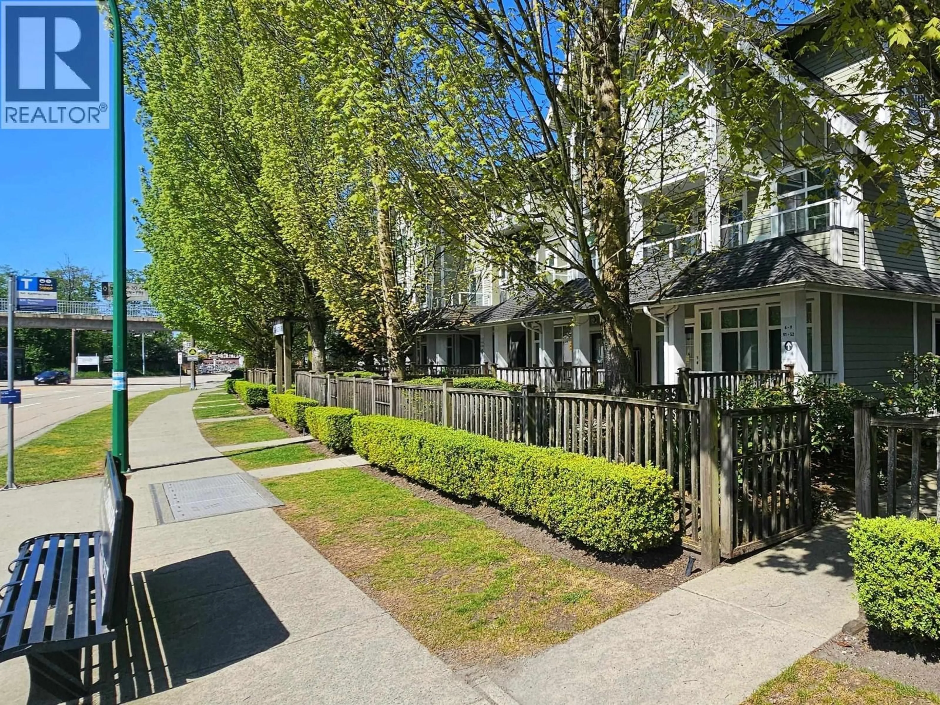 A pic from outside/outdoor area/front of a property/back of a property/a pic from drone, street for 47 - 6965 HASTINGS STREET, Burnaby British Columbia V5B4T8