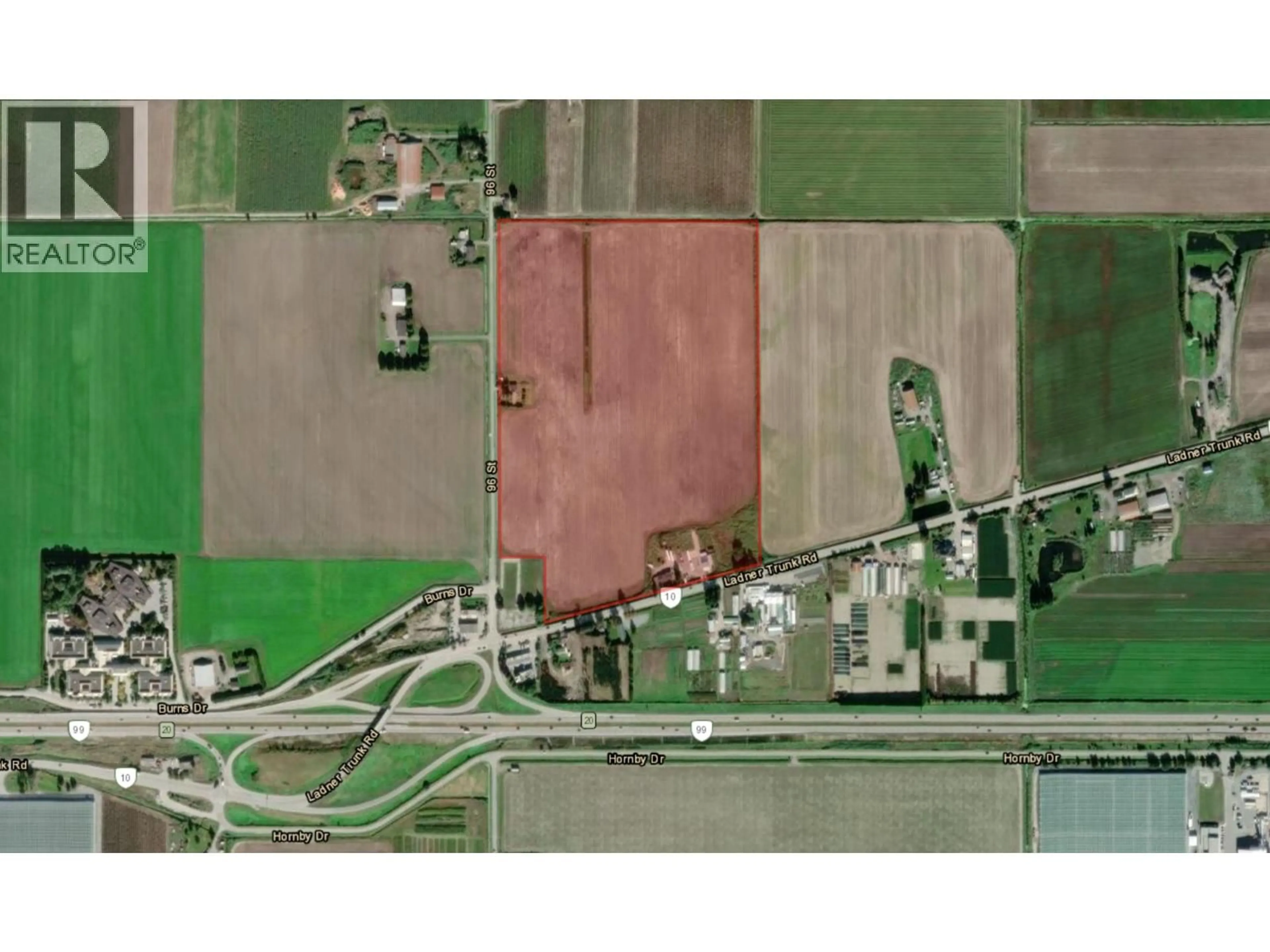 A pic from outside/outdoor area/front of a property/back of a property/a pic from drone, building for 9727 LADNER TRUNK ROAD, Delta British Columbia V4G1K2
