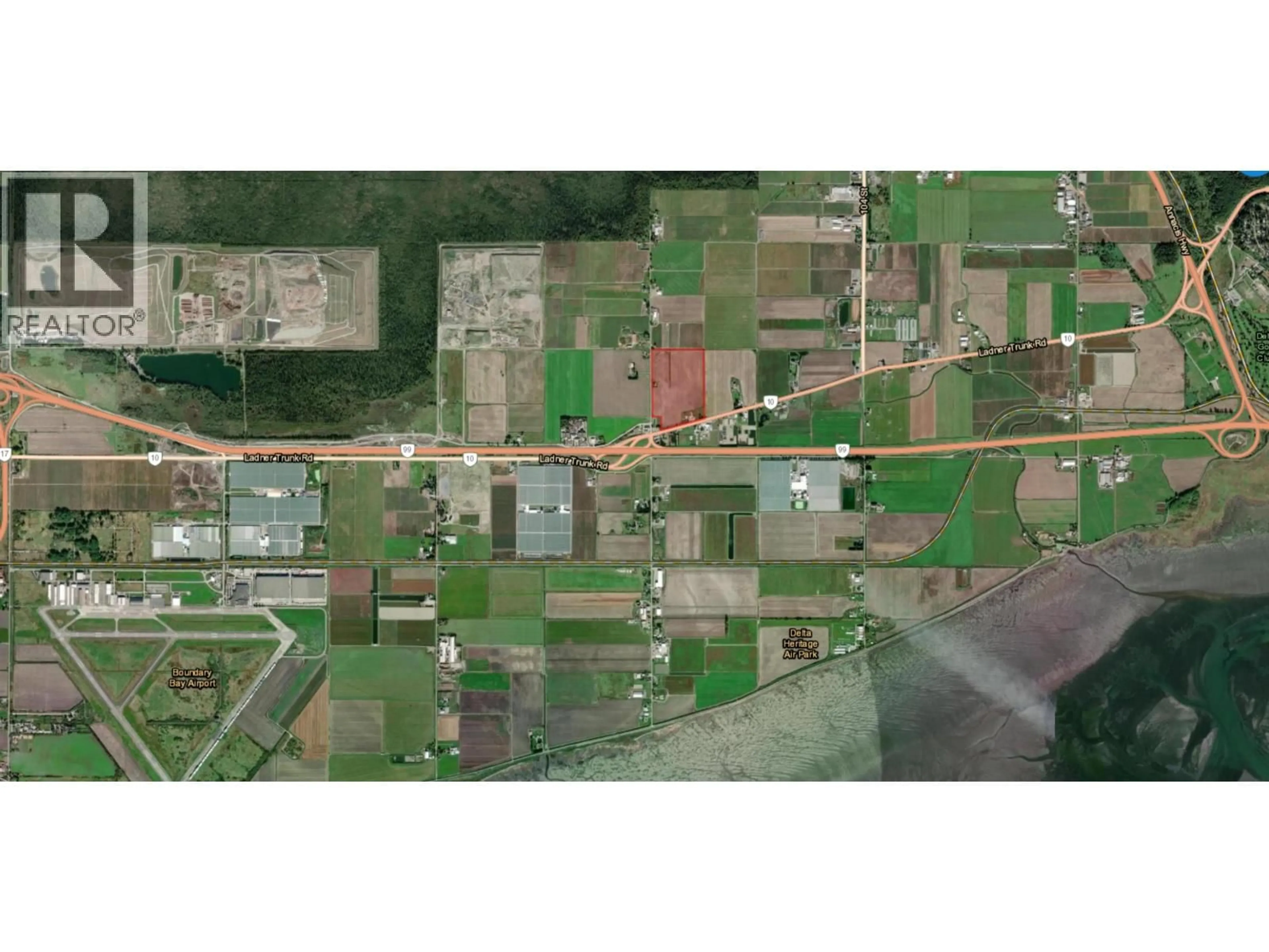 Picture of a map for 9727 LADNER TRUNK ROAD, Delta British Columbia V4G1K2